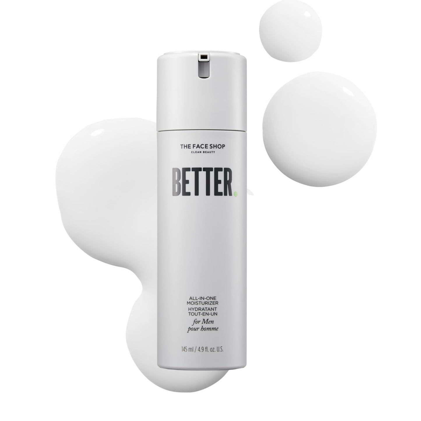 The Face Shop Better All-in-one Men Daily Face Moisturizer, Aftershave with Hyaluronic Acid &