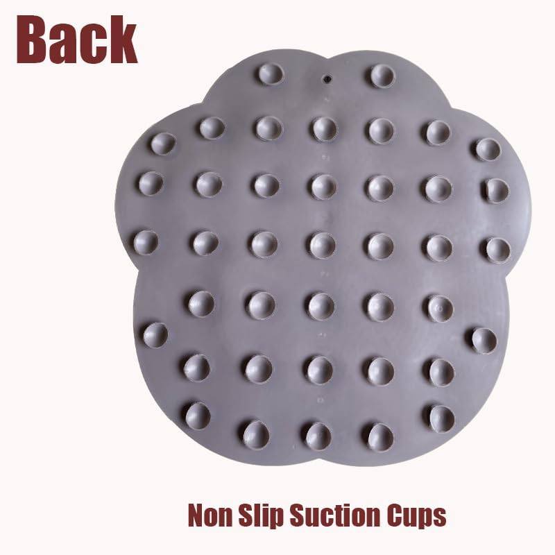 Foot Scrubber Mat for Use in Shower - Shower Foot Cleaner Dead Skin, Foot Massager Spa Mat for Men & Women to Soothe Achy Feet, Non Slip Suction Cups