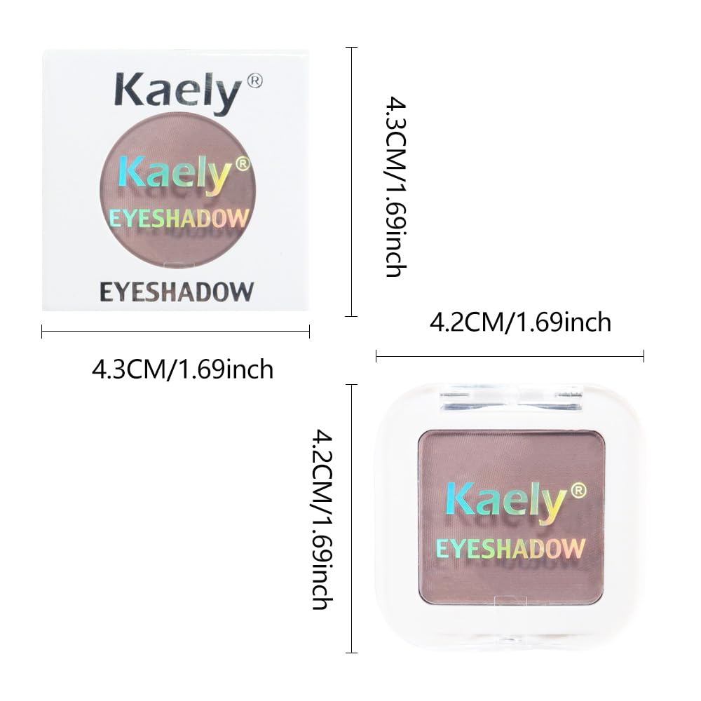 Taupe Matte Single Eyeshadow Makeup, Neutral Powde Eye Shadow for Older Women, Lavender Plum Mauve Matte Eyeshadow Palette Pigmented Waterproof Everyday Natural Eye Makeup, sombras para ojos 05