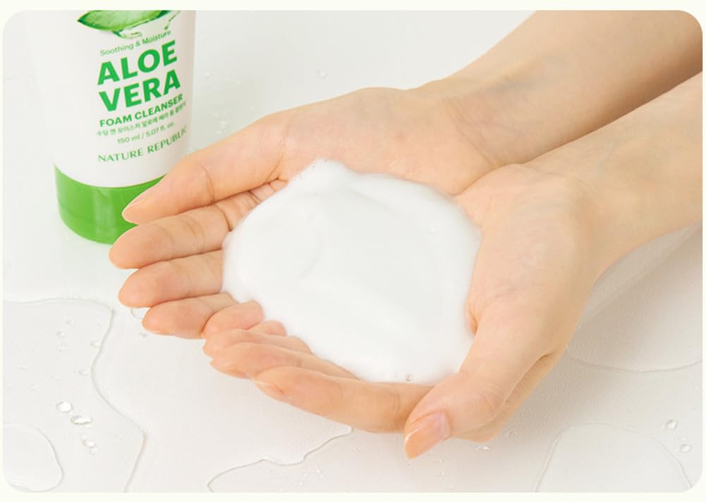 Nature Republic Mild & Moisture Aloe Vera Foam Cleanser (Old Ver.)