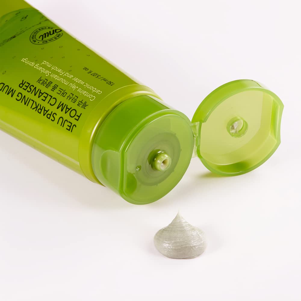 Nature Republic Jeju Sparkling Mud Foam Cleanser, 150 Gram