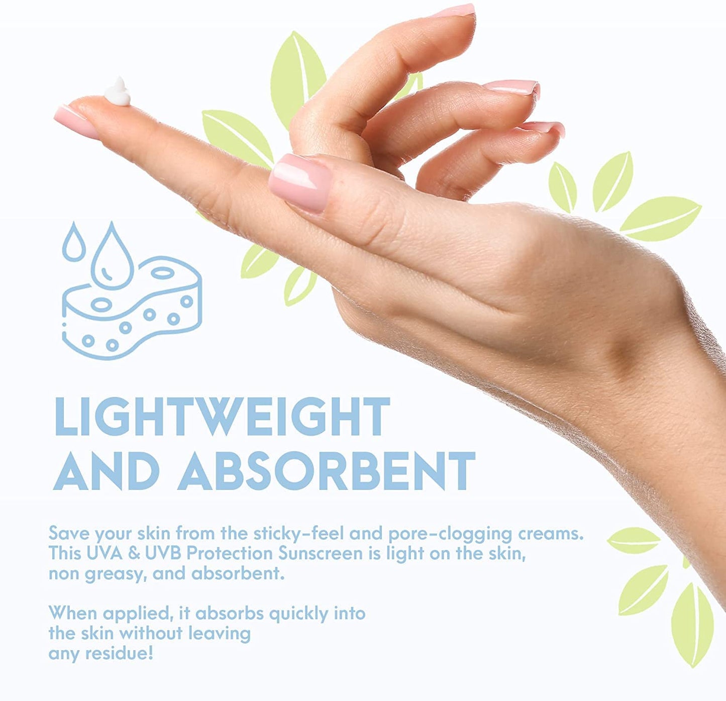 SPF8 Broad Spectrum Natural Sun screen, Soothing and Hydrating Mineral Sunscreen, Vegan, Paraben-Free Sunblock, Water-Resistant Sunscreen for Face and Body, 6oz - Natural Tone Organic Skincare