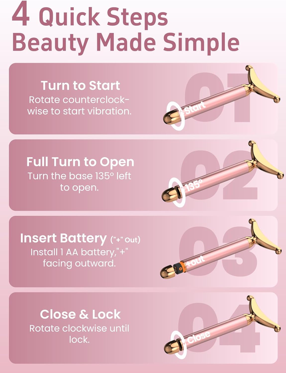 Face Massager Tool/Facial Massager Pro: Electric Lifting Device for Face & Neck - Anti-Aging Skin Firming, Reducing Wrinkles/Dark Circles - at-Home Facial Sculptor