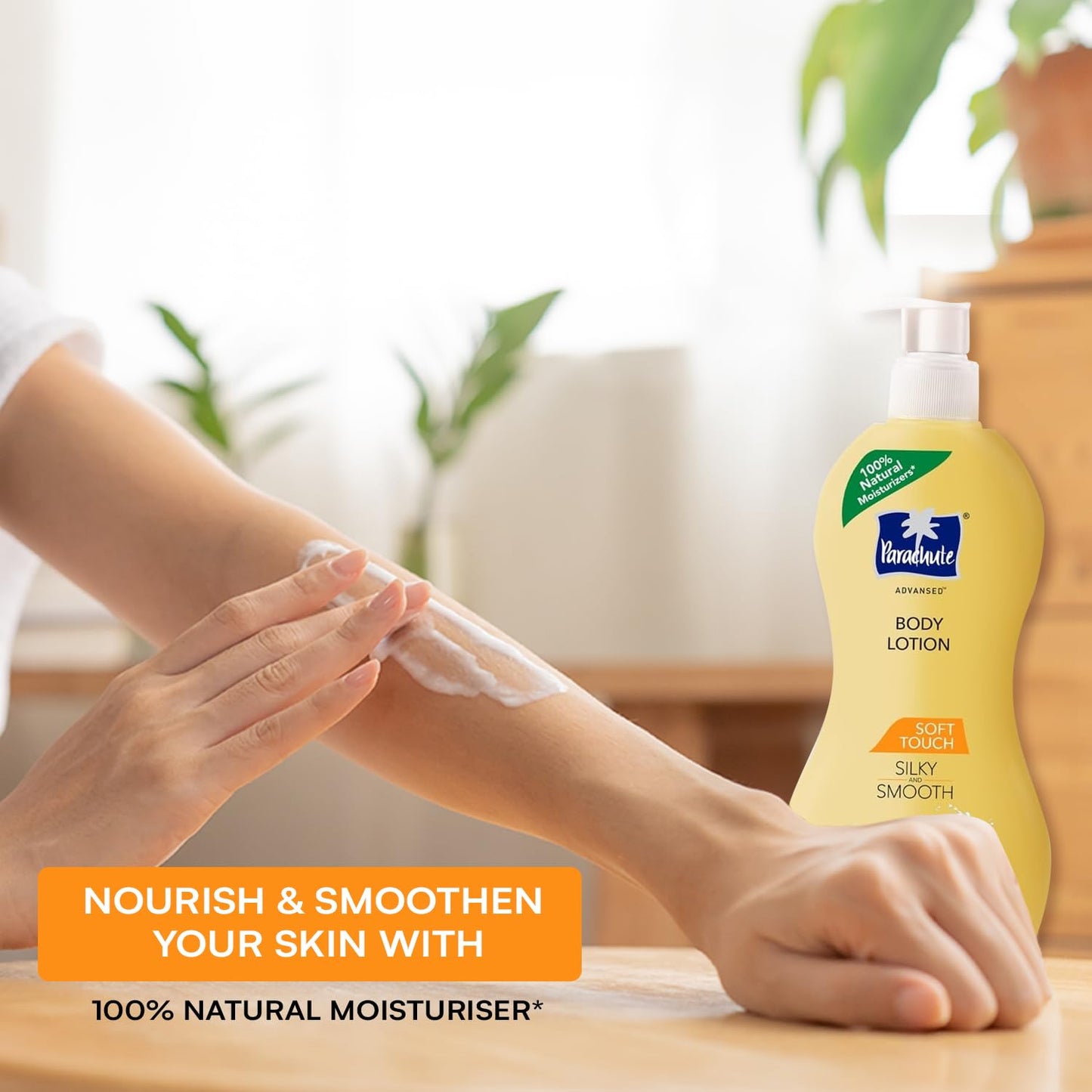 Parachute Advansed Soft Touch Body Lotion with Pure Coconut Milk & Honey |For Women & Men | All
