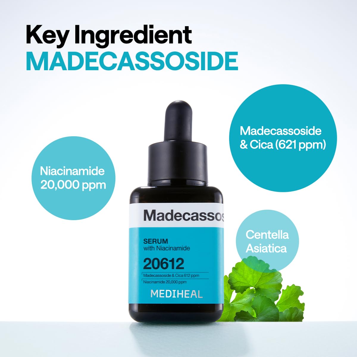 MEDIHEAL Madecassoside Repair Serum, Blemish Care & Hydration (1.35 fl.oz)