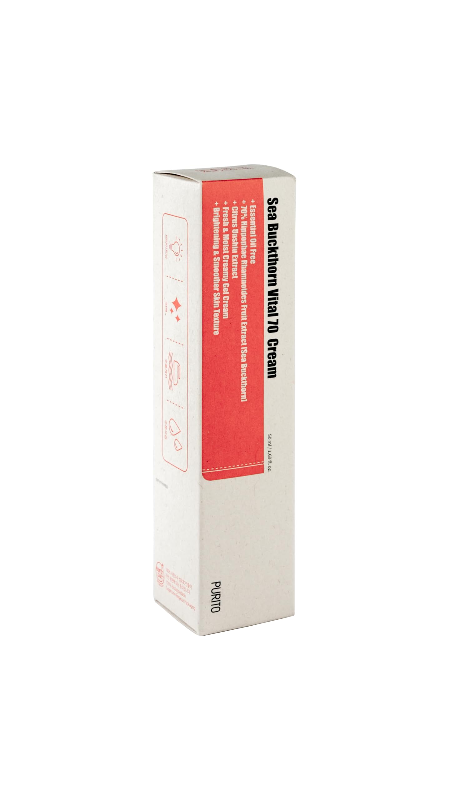 PURITO Sea Buckthorn 70 Cream | Face Cream For Vitalizing Skin Glow