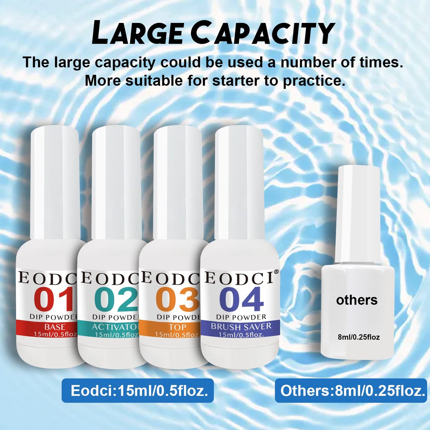 12 Pcs Dip Powder Nail Kit Starter Kit, 6 Colors Pink Red Orange Green Blue Dipping Powder Kit with Base & Top Coat/Activator/Brush Saver, Nail Art Dip Manicure Kits Salon DIY for Women