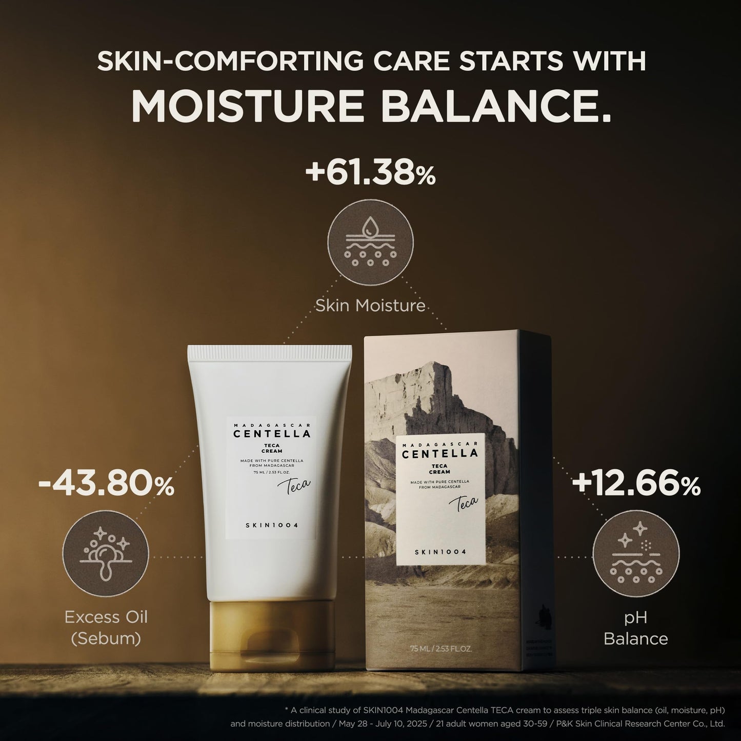 SKIN1004 Madagascar Centella TECA Cream, Face Moisturizer with 50X Centella TECA Technology for