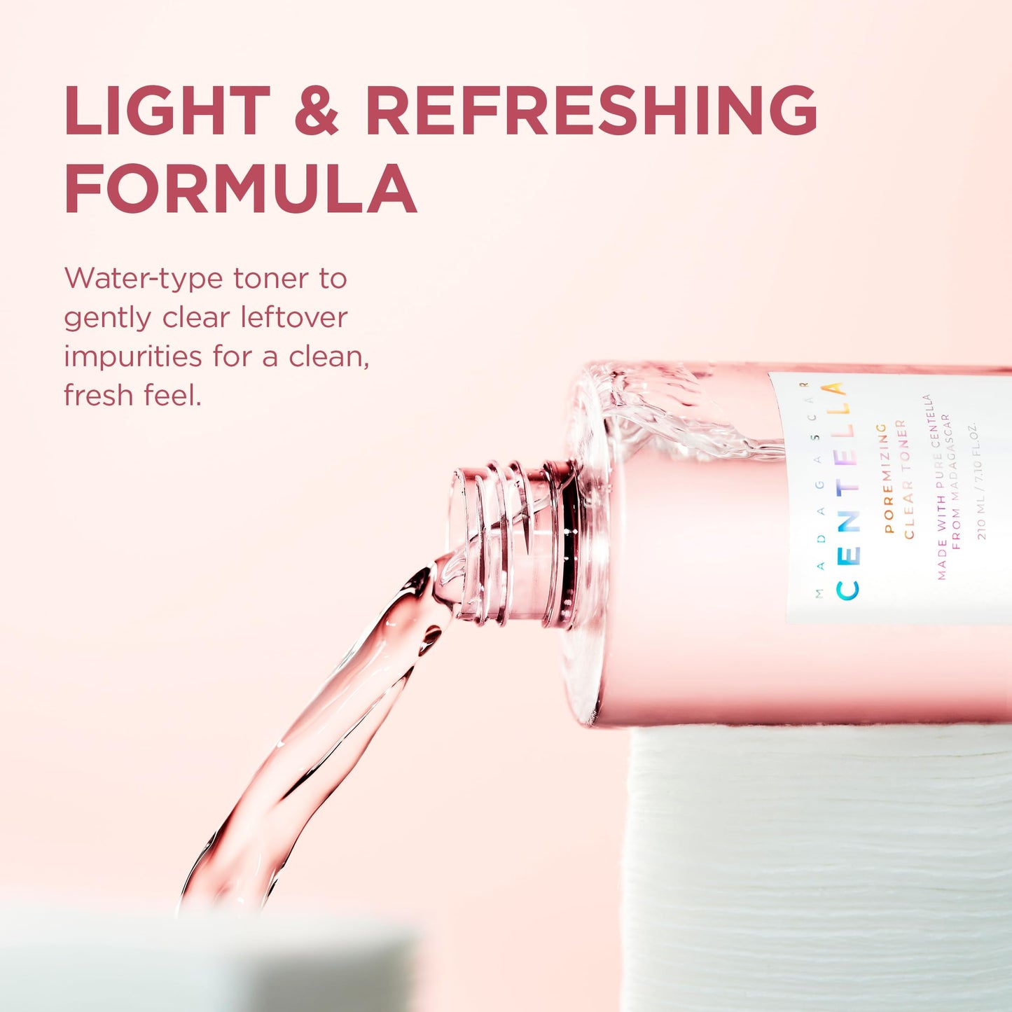 SKIN1004 Poremizing Clear Toner 7.10 fl.oz, 210ml, Korean Face Toner with Himalayan Pink Salt &