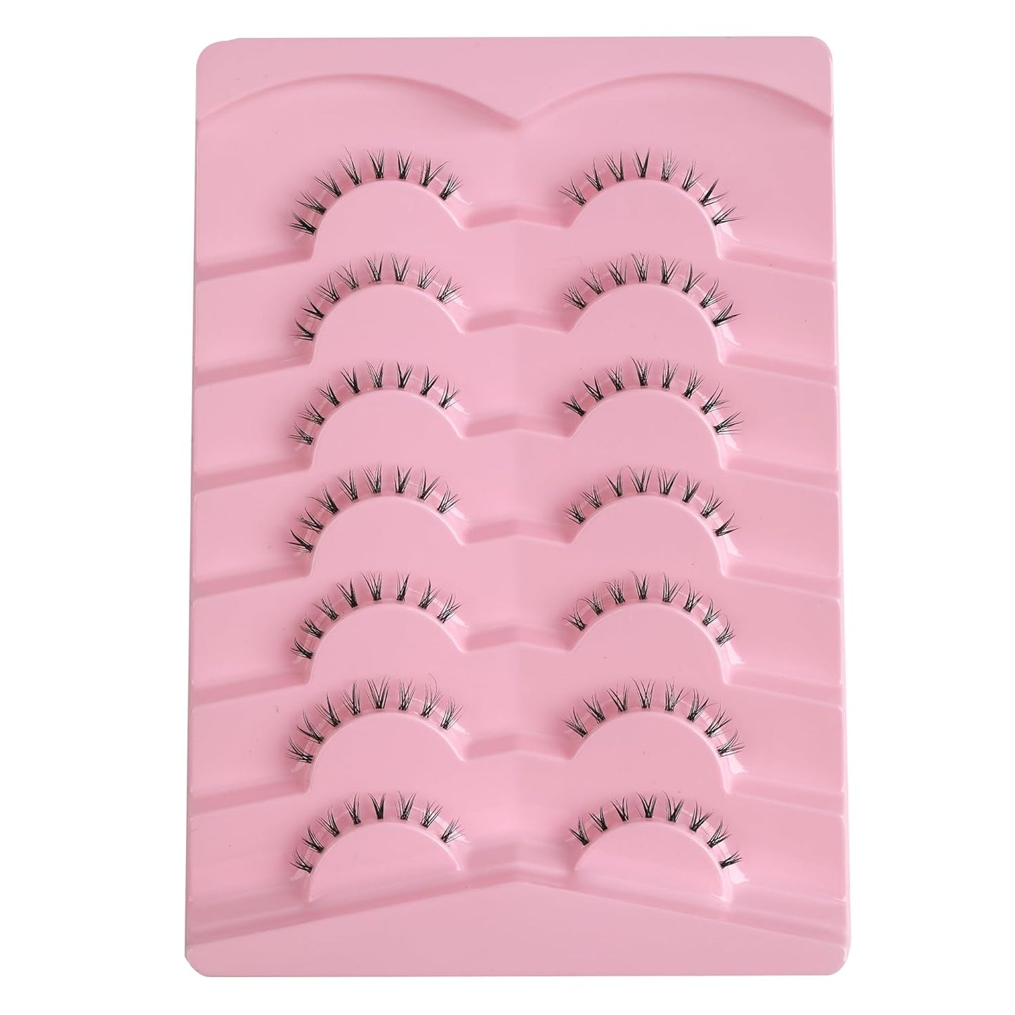 Lashes Natural Bottom Lashes 9mm Lower Strip Lashes Extention False Eyelashes Natural Look Wispy Bottom Eyelashes Fake Lashes Pack 7 Pairs