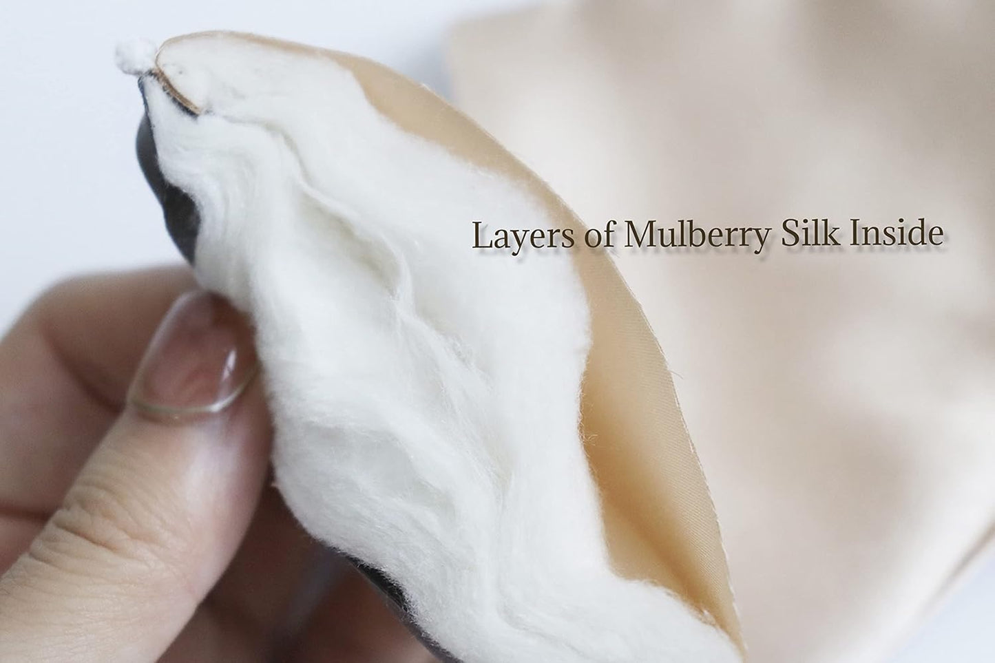 Premium 25 Momme Mulberry Silk Eye Mask for Sleeping (Royal Navy)