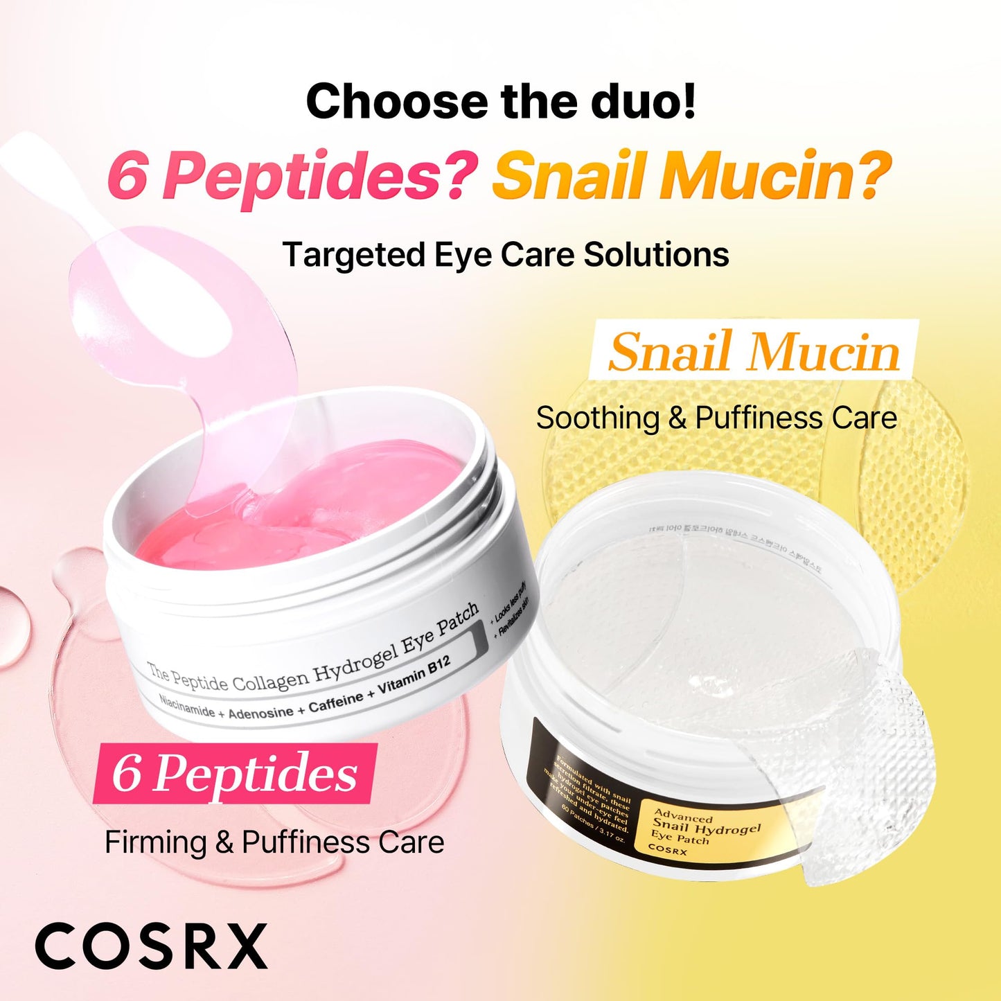COSRX Snail Mucin Peptide Under Eye Cream for Anti-aging, 0.84 oz