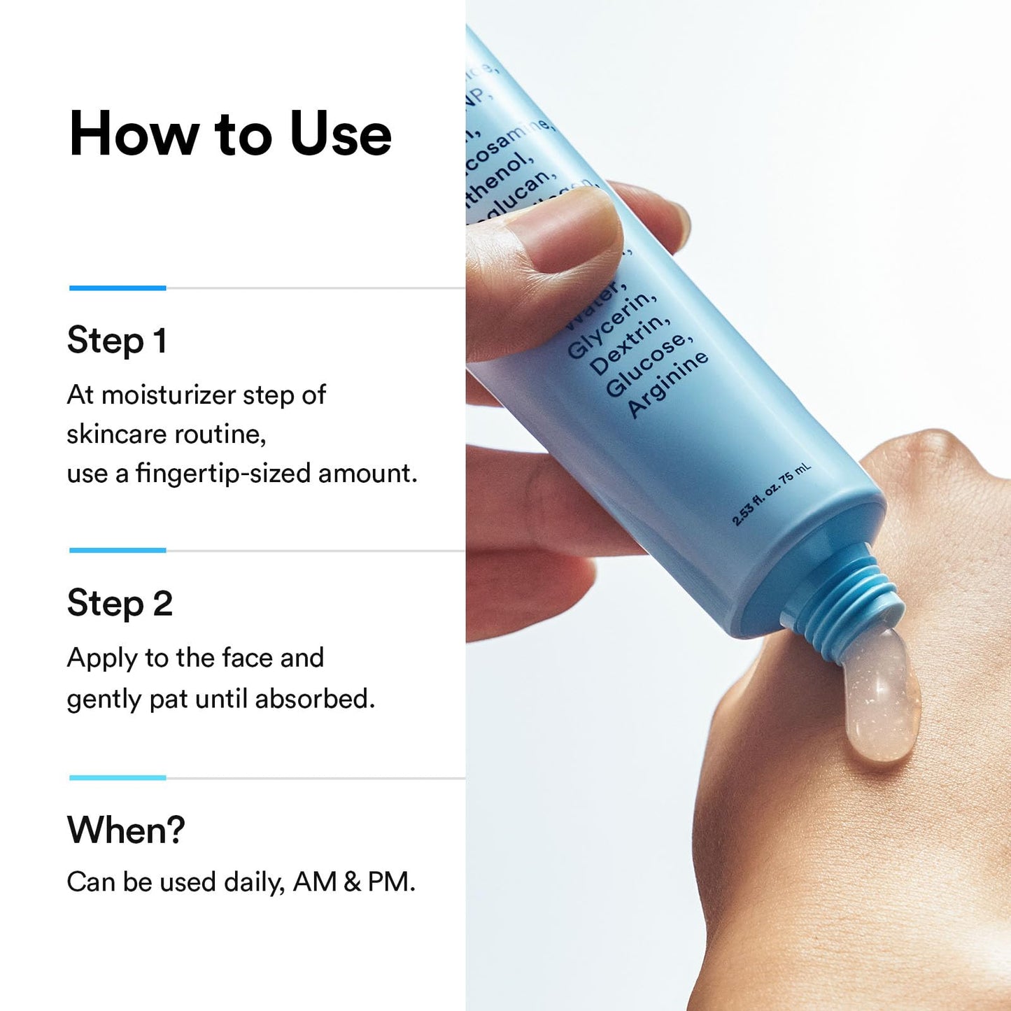 Abib Hyaluronic Boom Crème Water Tube, Expanding Nano-Sized Hyaluronic Acid Particles 4x, Deep