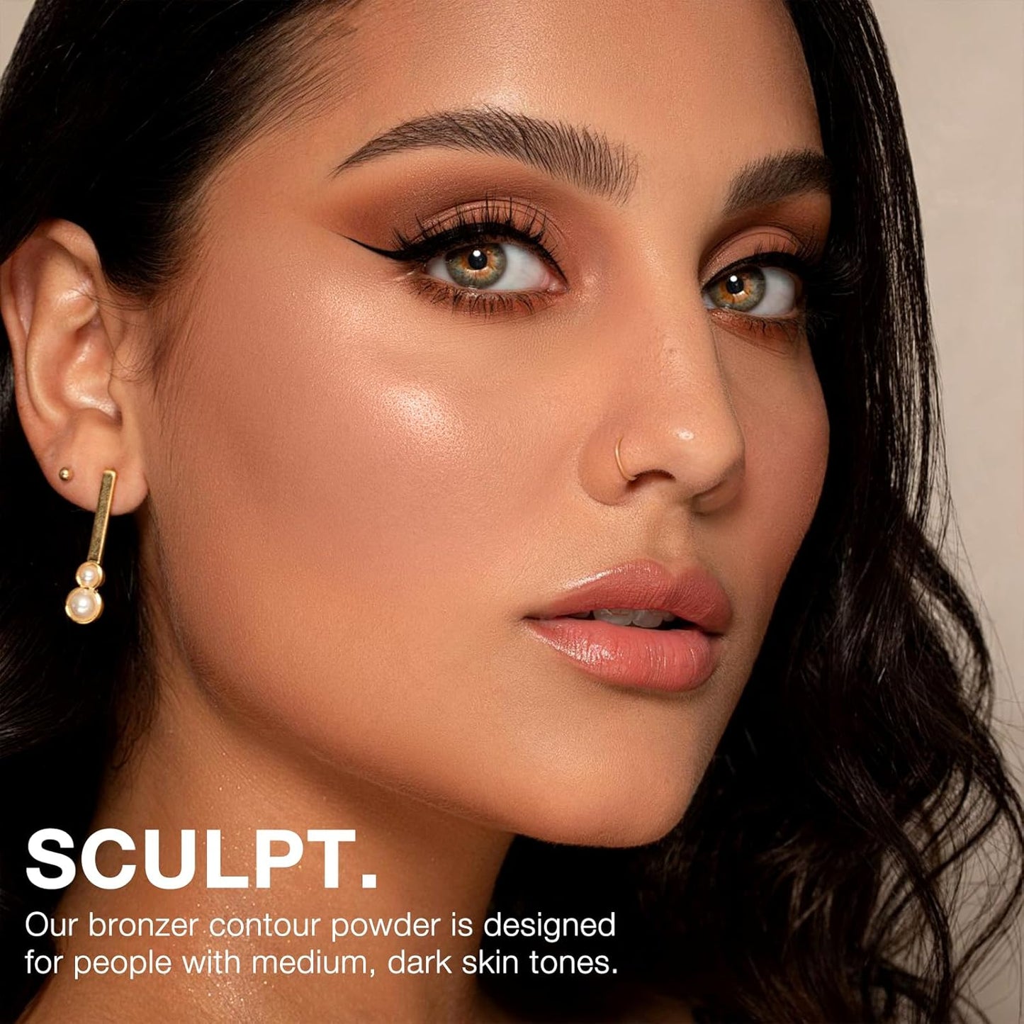 Boobeen Soft Matte Bronzer, Contour Palette for Face, Bronzing & Blush Powder for Contouring, Long-lasting & Buildable Bronzed Shimmer