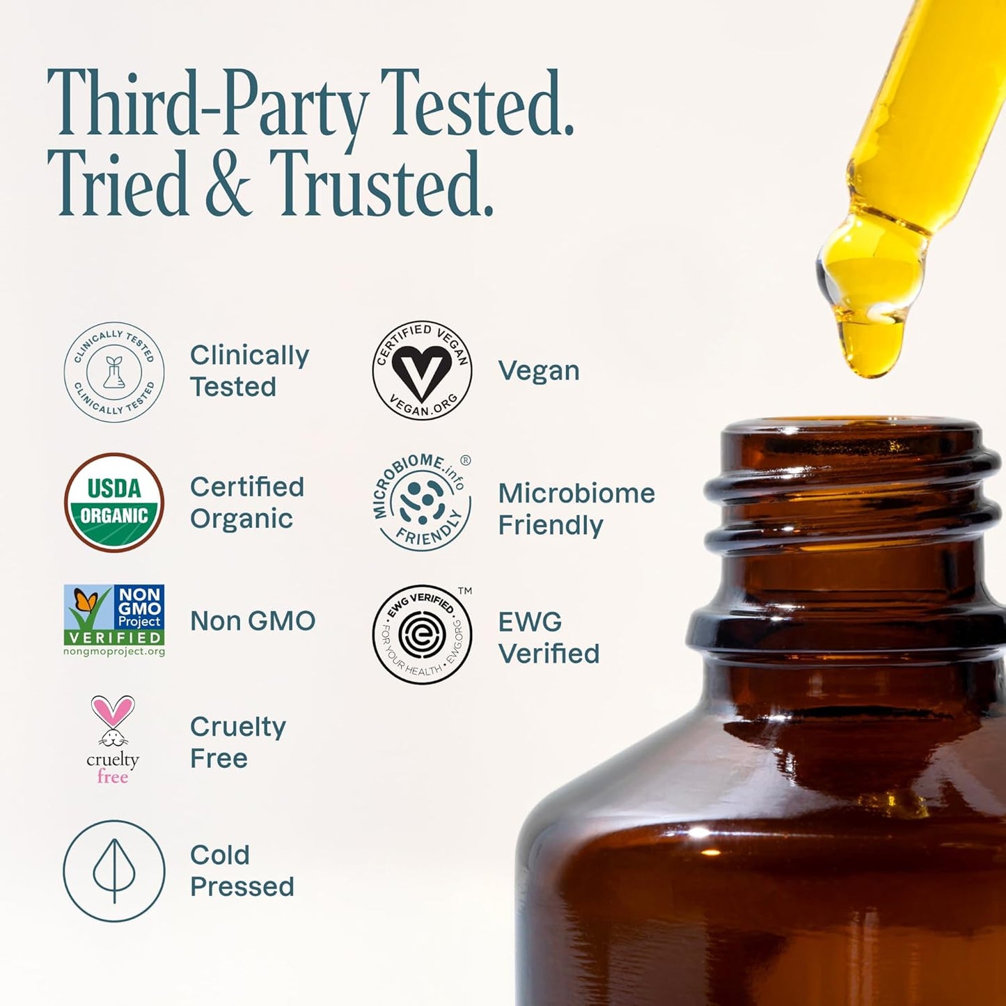 Cliganic Organic Jojoba Oil 16oz with Pump, 100% Pure | Bulk, Moisturizing Oil for Face, Hair, Skin & Nails | Natural Cold Pressed (Packaging May Vary)