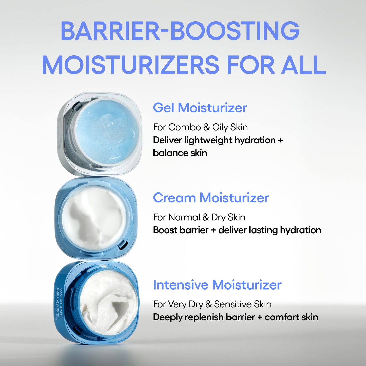 LANEIGE Water Bank Blue Hyaluronic Gel Moisturizer Mini: Lightweight Hydrating Face Gel with Mint