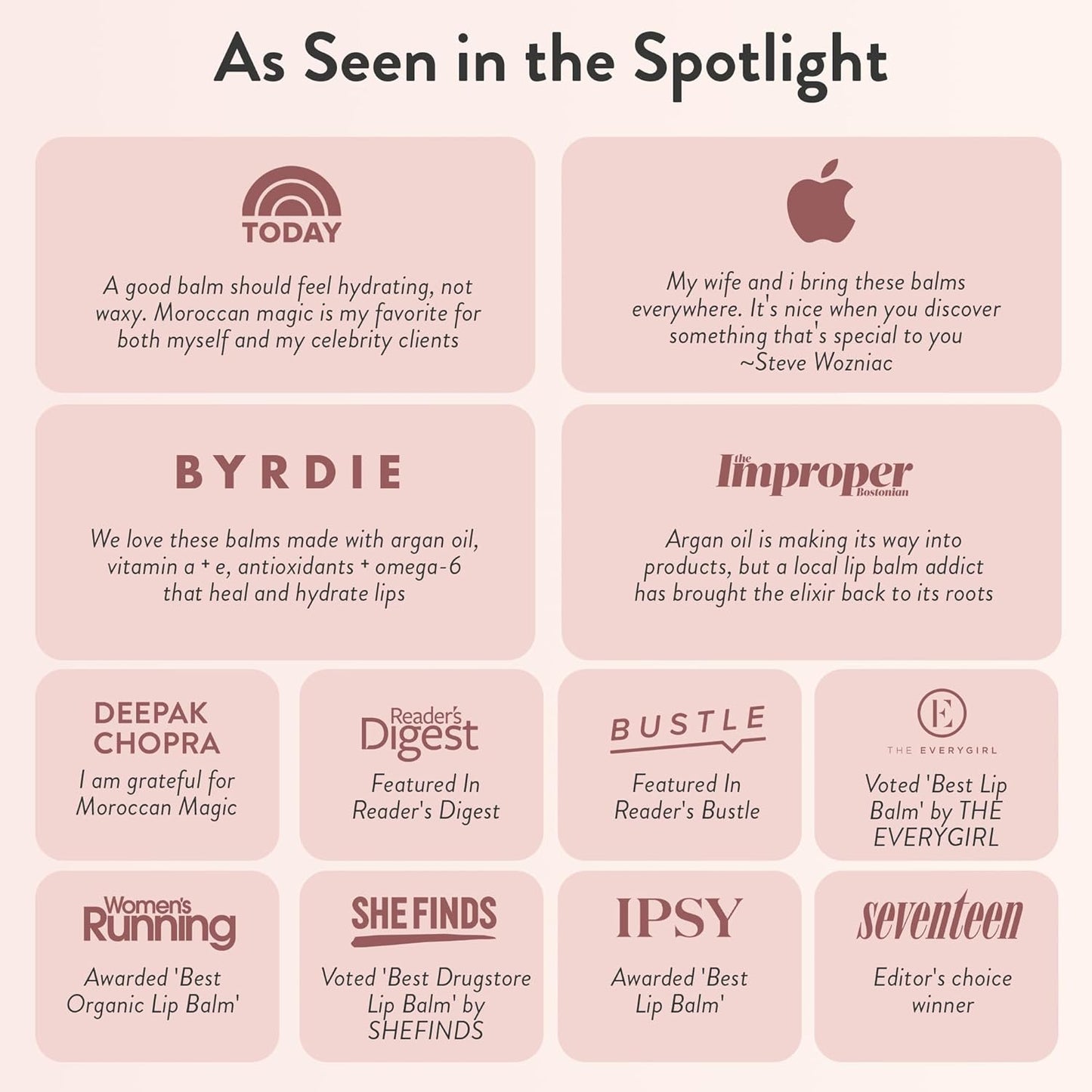 Moroccan Magic Organic Elderberry & Manuka Honey Lip Balm 3 Pack | Ultra-Hydrating Argan Oil Lip Moisturizer + Vitamin E | Natural Chapstick for Dry Lips | Smooth, Non-Toxic | Organic Lip Balm