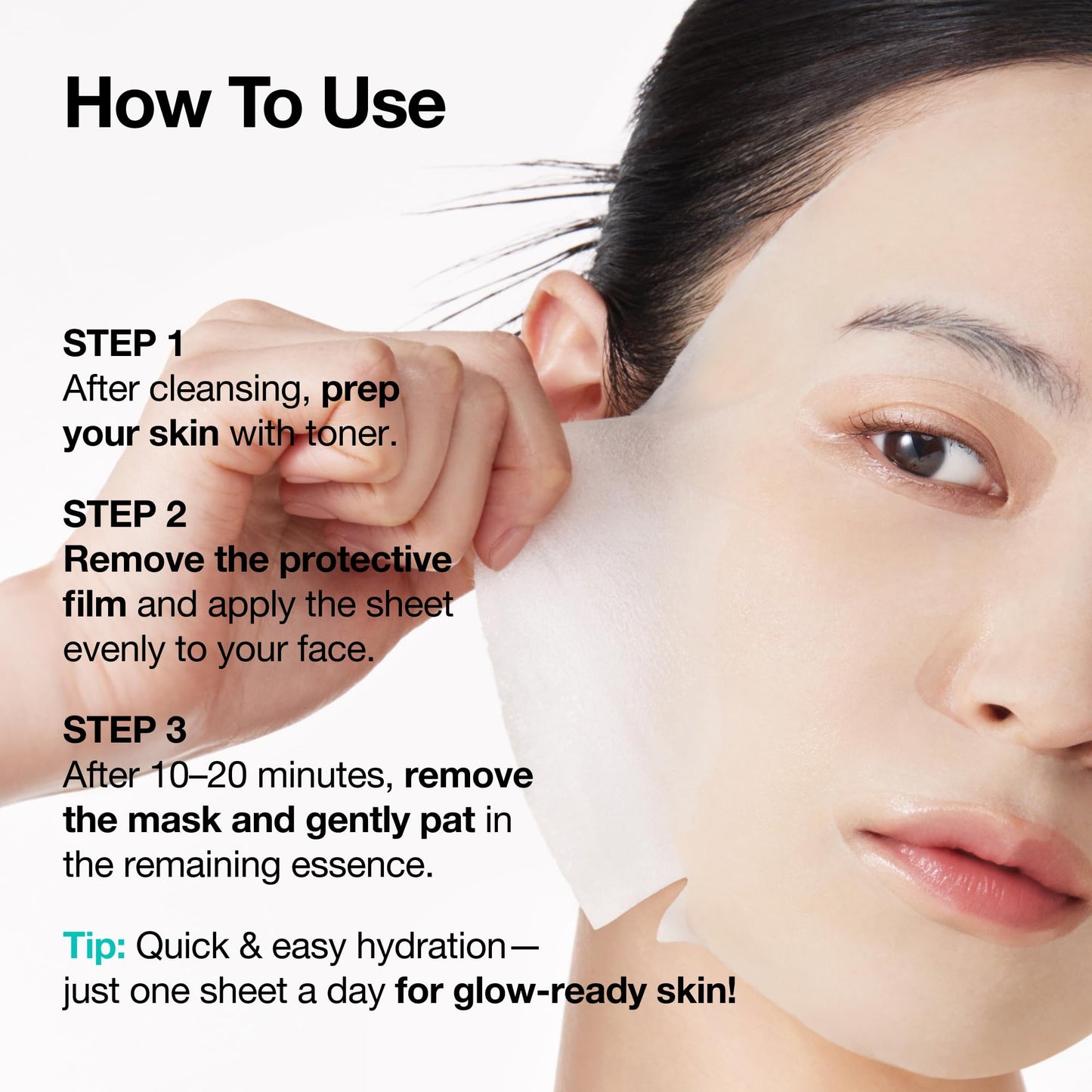 Anua PDRN Hyaluronic Acid Capsule 100 Serum Mask, 10ea