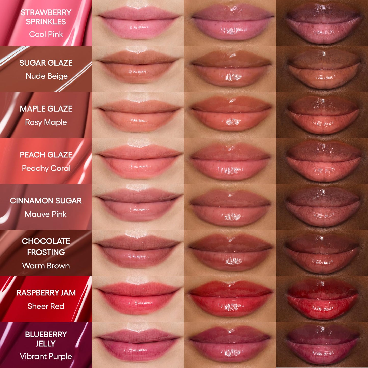 LANEIGE Glaze Craze Tinted Lip Serum, Strawberry Sprinkles: Hydrating Serum for Glossy,Nourished