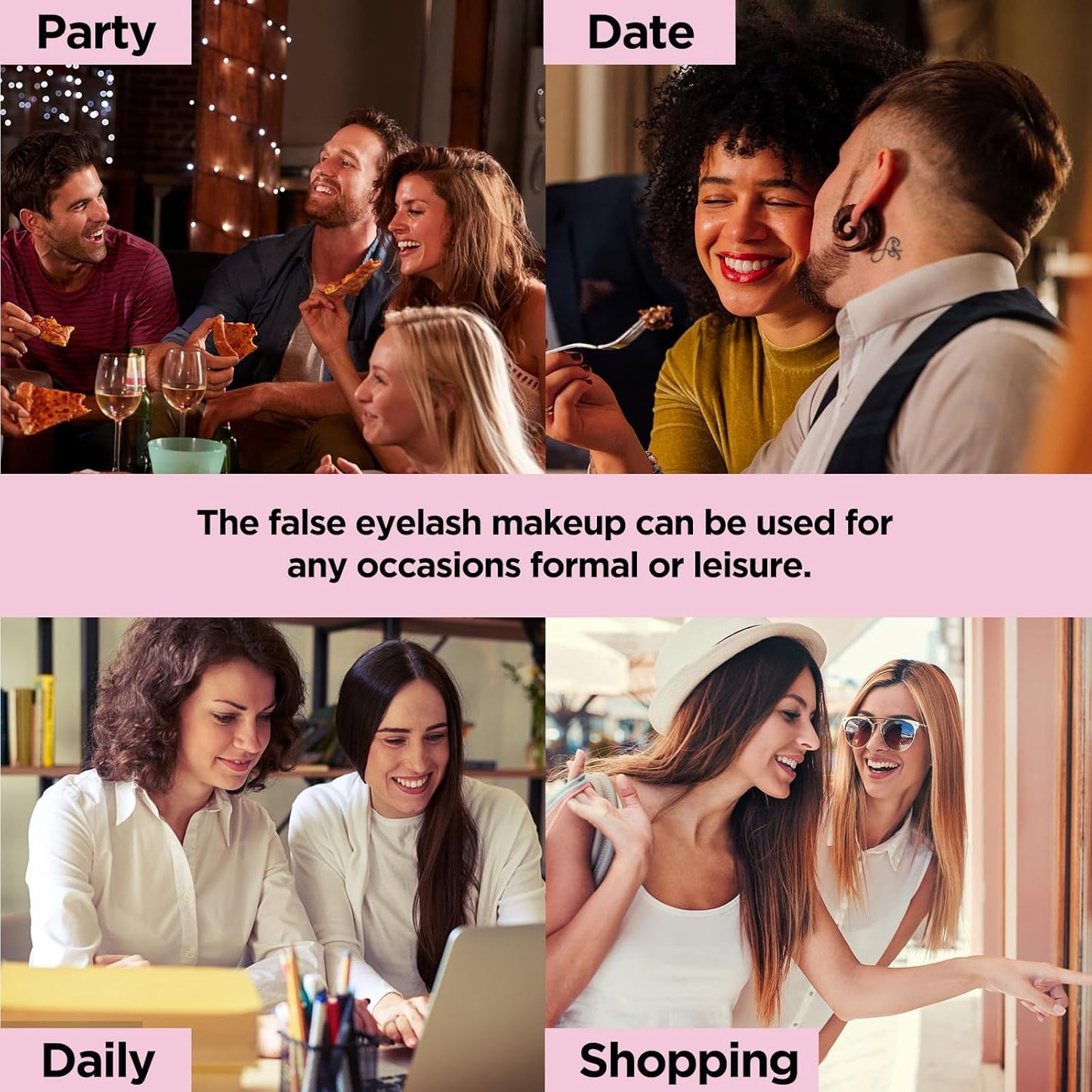 Lash Clusters kit 10-18mm DIY Lash Extension Kit 132 D Curl Lash Clusters 0.07D Fluffy Individual Lashes Clusters False Eyelashes Natural Wispy Eye Lash Kits Extensions Kit U08 Kit