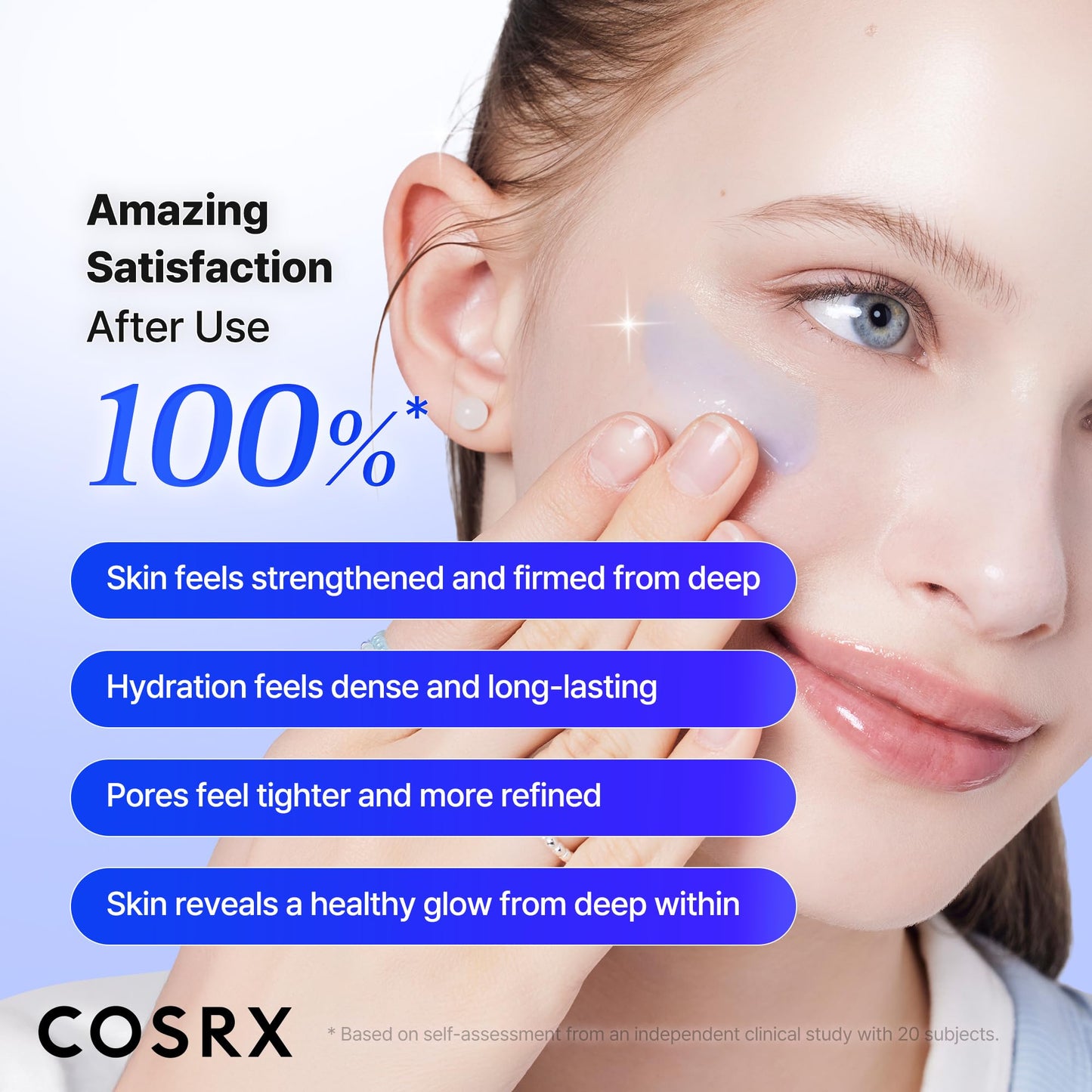 COSRX The Blue Copper Peptide Bakuchiol Serum, Glow & Plumping, 1.69 Fl Oz