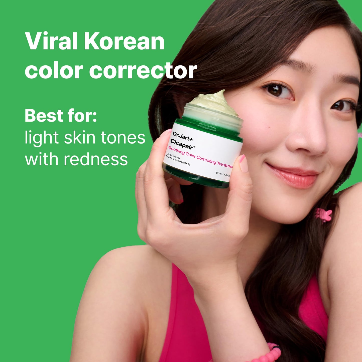 Dr.Jart+ Cicapair Soothing Color Correcting Treatment SPF 30 with Centella Asiatica Extracts | cc