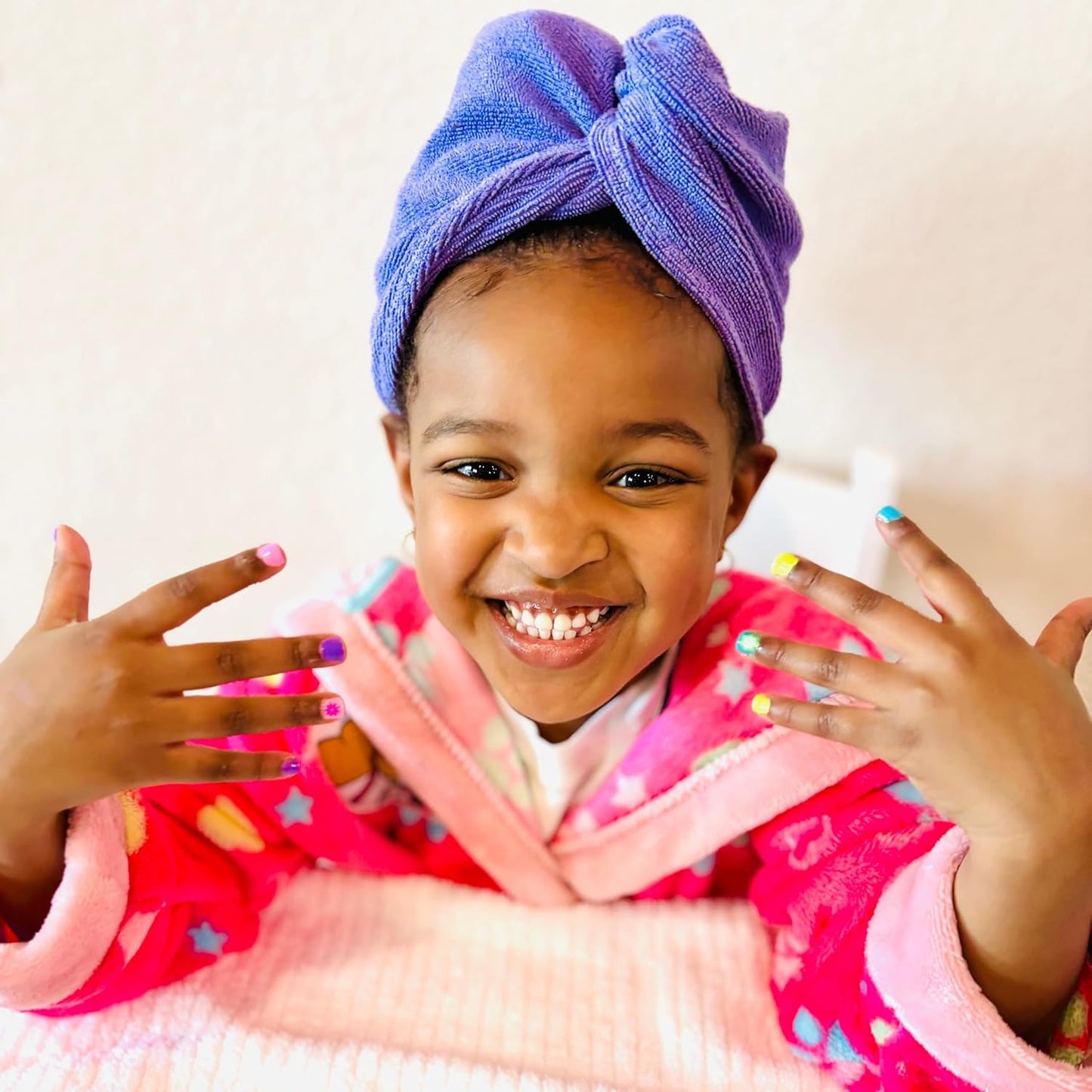 Piggy Paint | 100% Non-Toxic Girls Nail Polish | Safe, Cruelty-free, Vegan, & Low Odor for Kids | Cutie Fruity (4 Polish + Nail Art Gift Set)