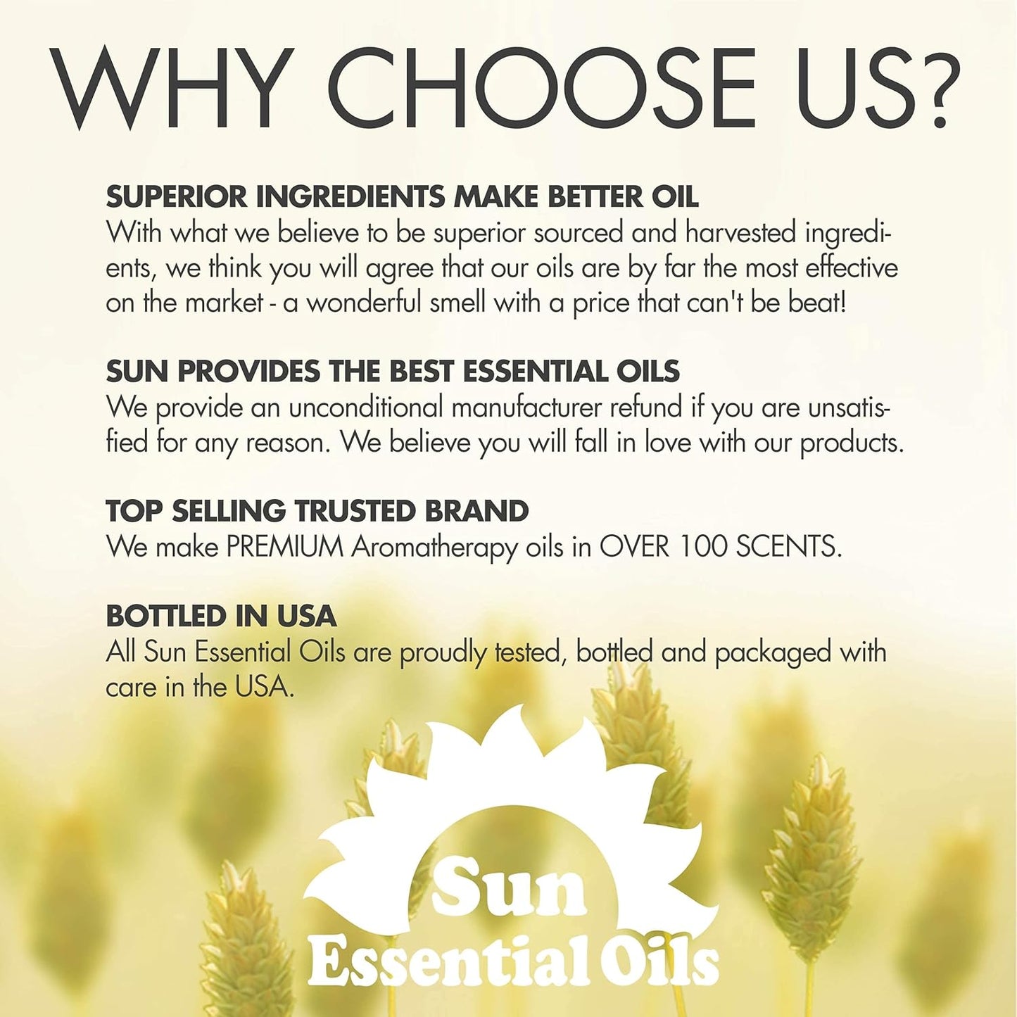 Sun Essentials Oils - 8 oz Eucalyptus Essential Oil with Dropper for Diffuser, Skin, Aromatherapy Massage, Humidifier, Scent for Candle, Lotion & Soap Making at Home, Fragrance for Room