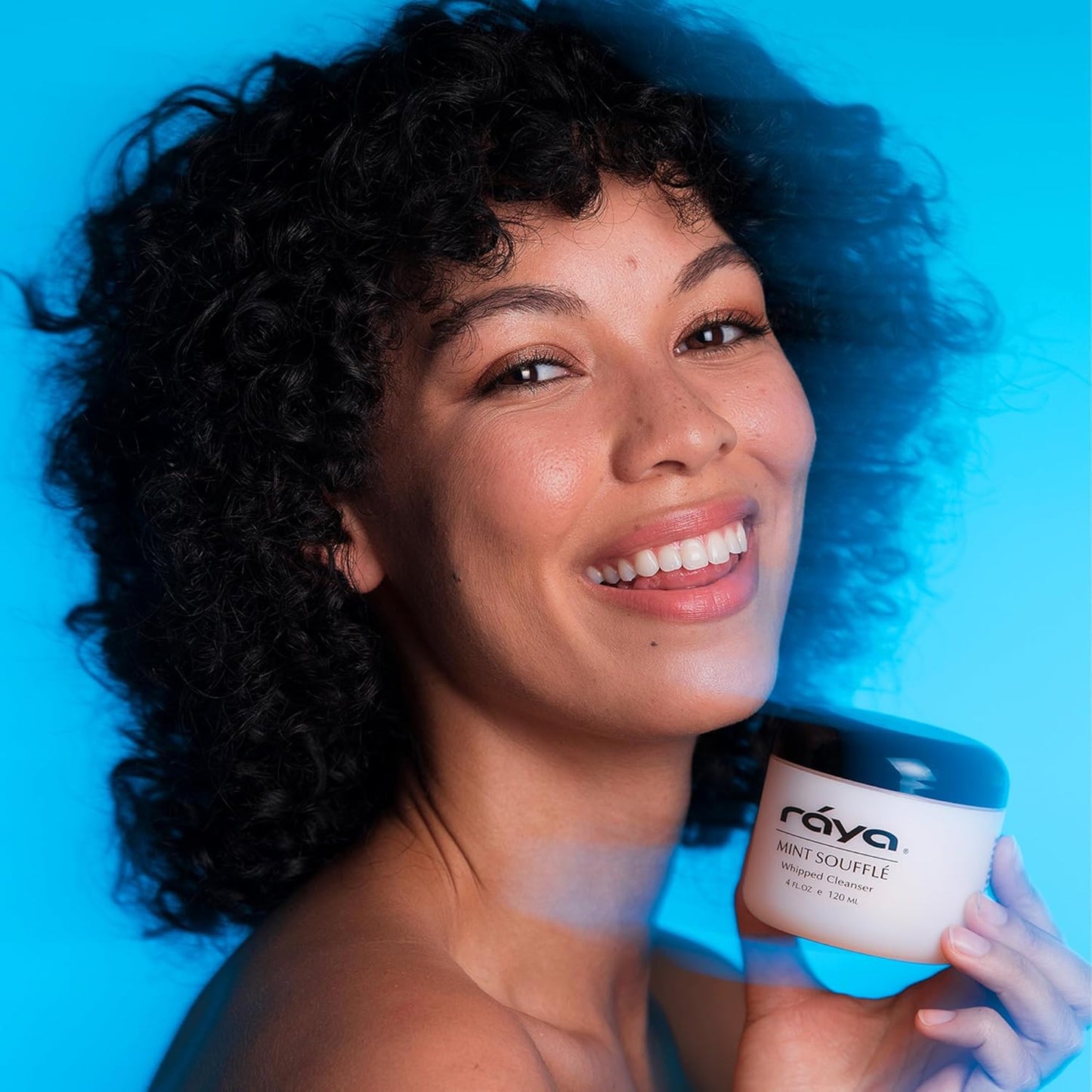 Raya Mint Soufflé Facial Cleanser (102) - Face Wash for Sensitive Skin, Combination & Oil Skin, Clears Pores, Sensitive Formula, Mint, 4 oz