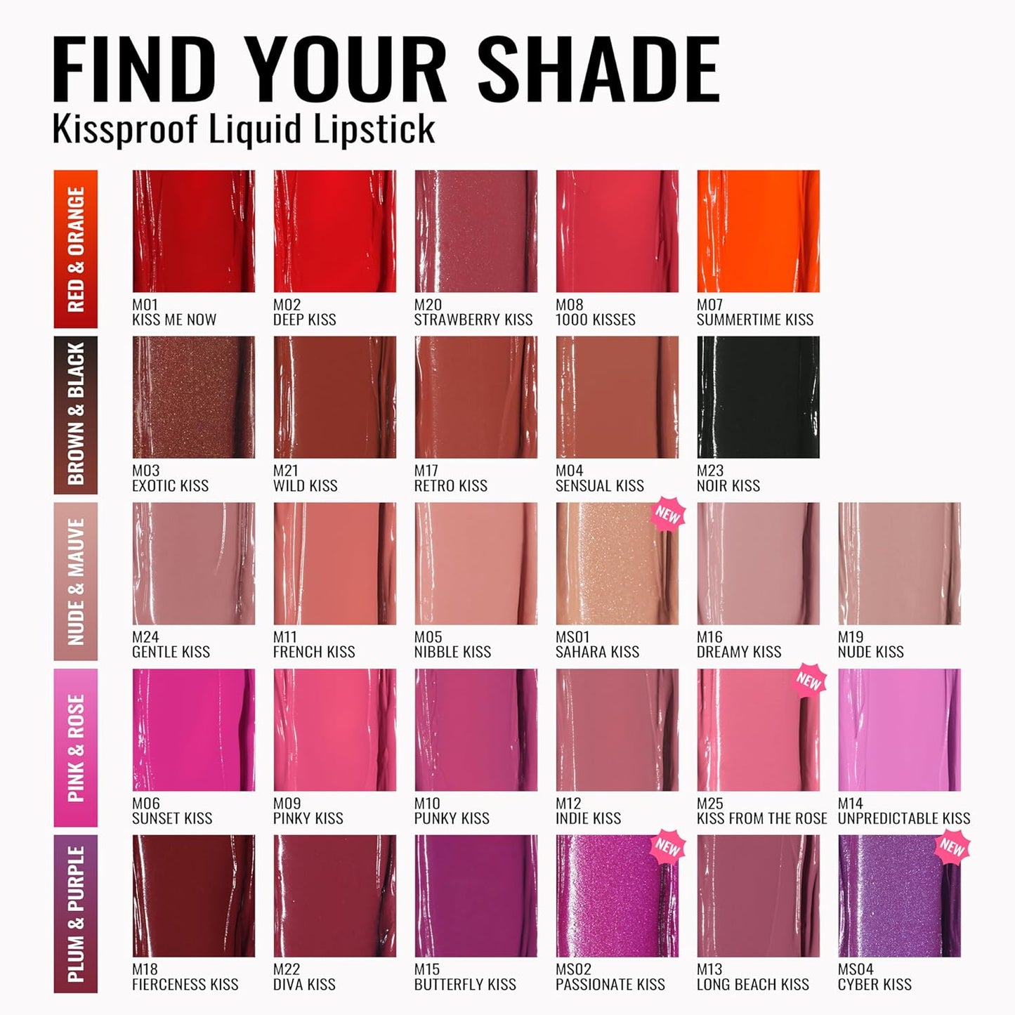 Oulac Matte Liquid Red Lipstick for Women, Long Lasting Lipstick Waterproof Lip Stain, No Transfer, Creamy High Pigmented Formula with Rose Oil, Vegan & Cruelty-Free, Light Red M08