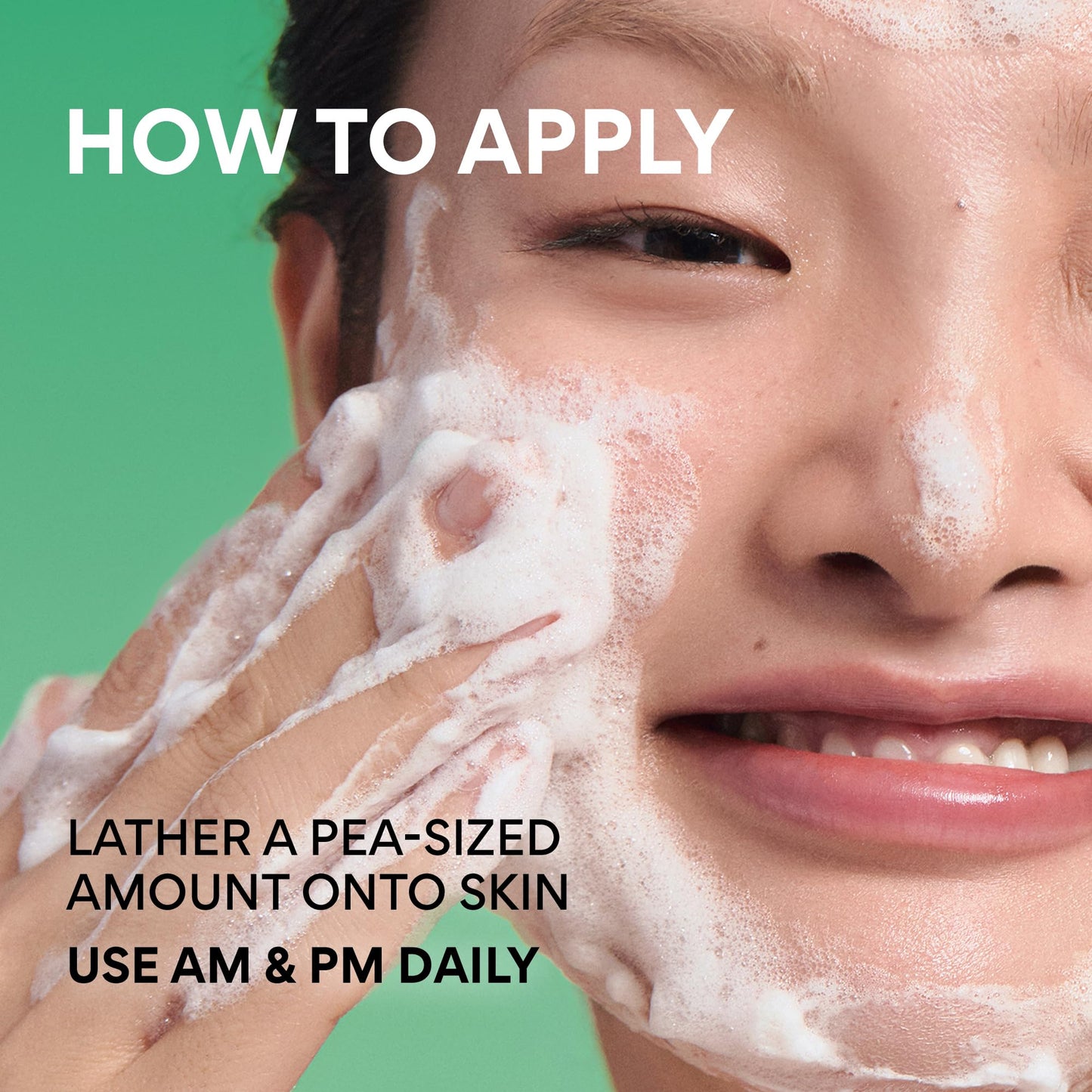 innisfree Green Tea Amino Acid Cleansing Foam | Hydrating Korean Face Wash | Gentle Lather |