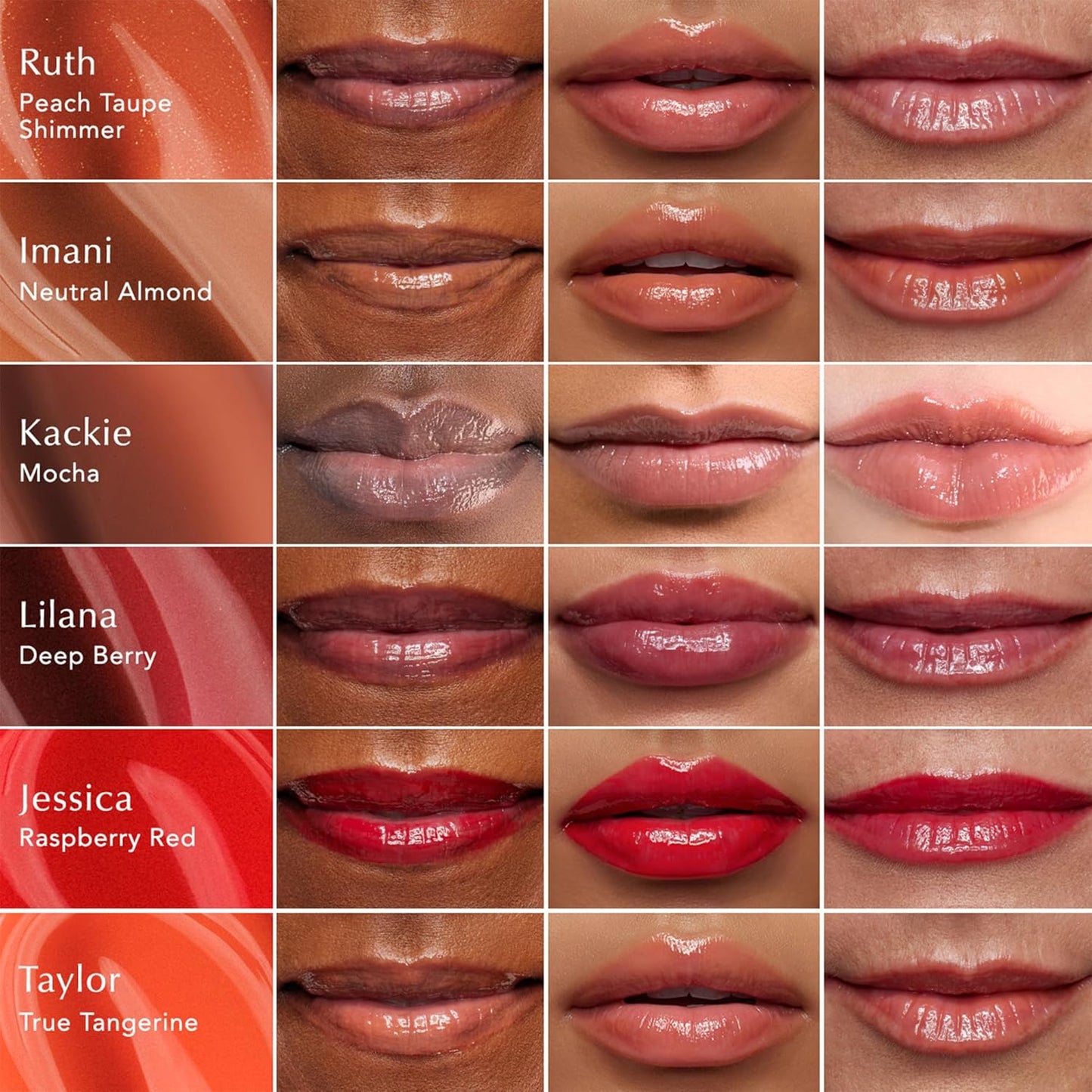 Thrive Causemetics Sheer Strength Lip Plumping Peptide Gloss, Lip Plumper with Vitamin E, Peptides, Plumps, Smooths & Hydrates Lips, High Shine, Vegan & Cruelty Free, Kackie (Mocha)