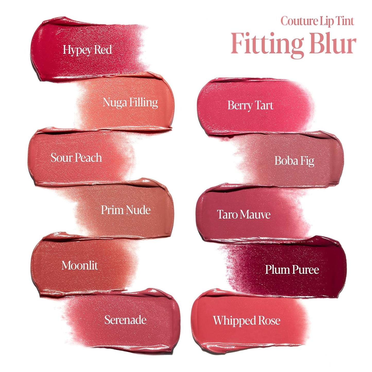 Espoir Couture Lip Tint Fitting Blur #2 Nougat Filling 0.14oz | Soft and Creamy Color for Blurry Lip Look | Smudge-Proof Fixing Lip Stain | Lightweight and Comfortable Matte Finish