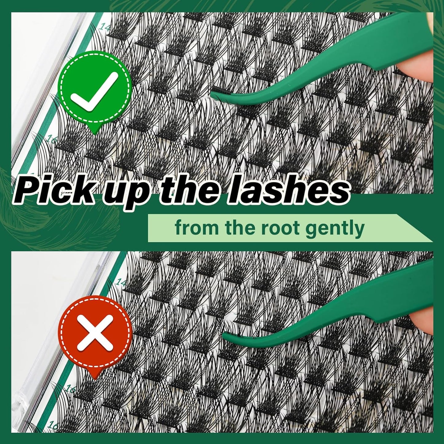 KEYYOU Lash Clusters 144pcs Individual Lashes D Curl 16mm Eyelash Clusters Super Lightweight Air Touch Cluster Lashes Soft&Wispy Comfortable Easy to DIY at Home(Air01-D-16mm)