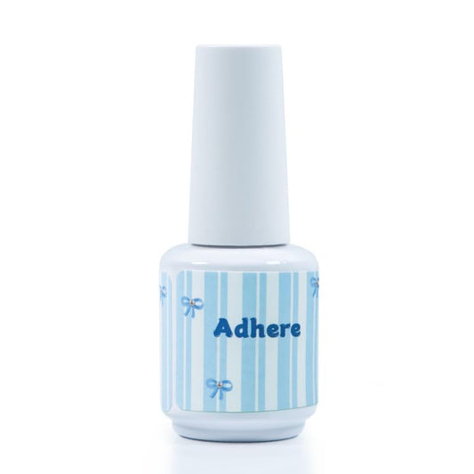 ADHERE Gel Polish 15ml No Wipe Gel Top Coat for Chrome Nail Powder, High Gloss Gel Shine Finish and