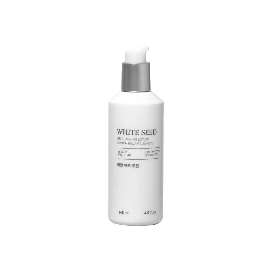 The Face Shop White Seed Brightening Lotion Face Moisturizer - Targets Dark Spots, Dullness and