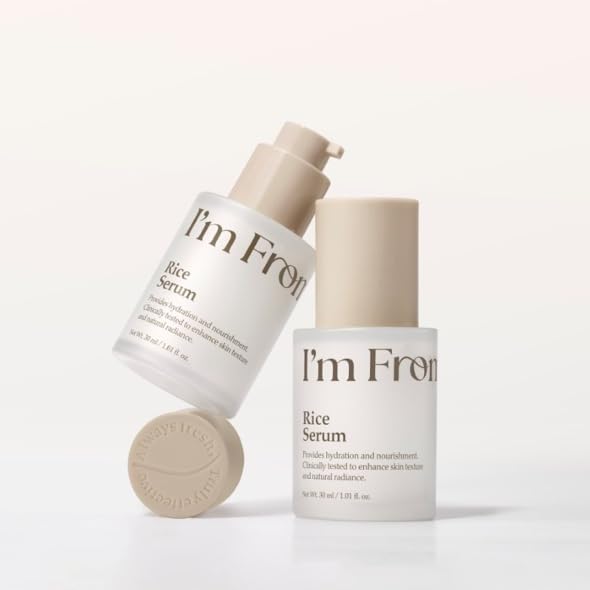 I'm From Rice Serum, Glow Deep Soothing Rice Serum, Glass&Dewy, Hydration, Daily, All Skin Types