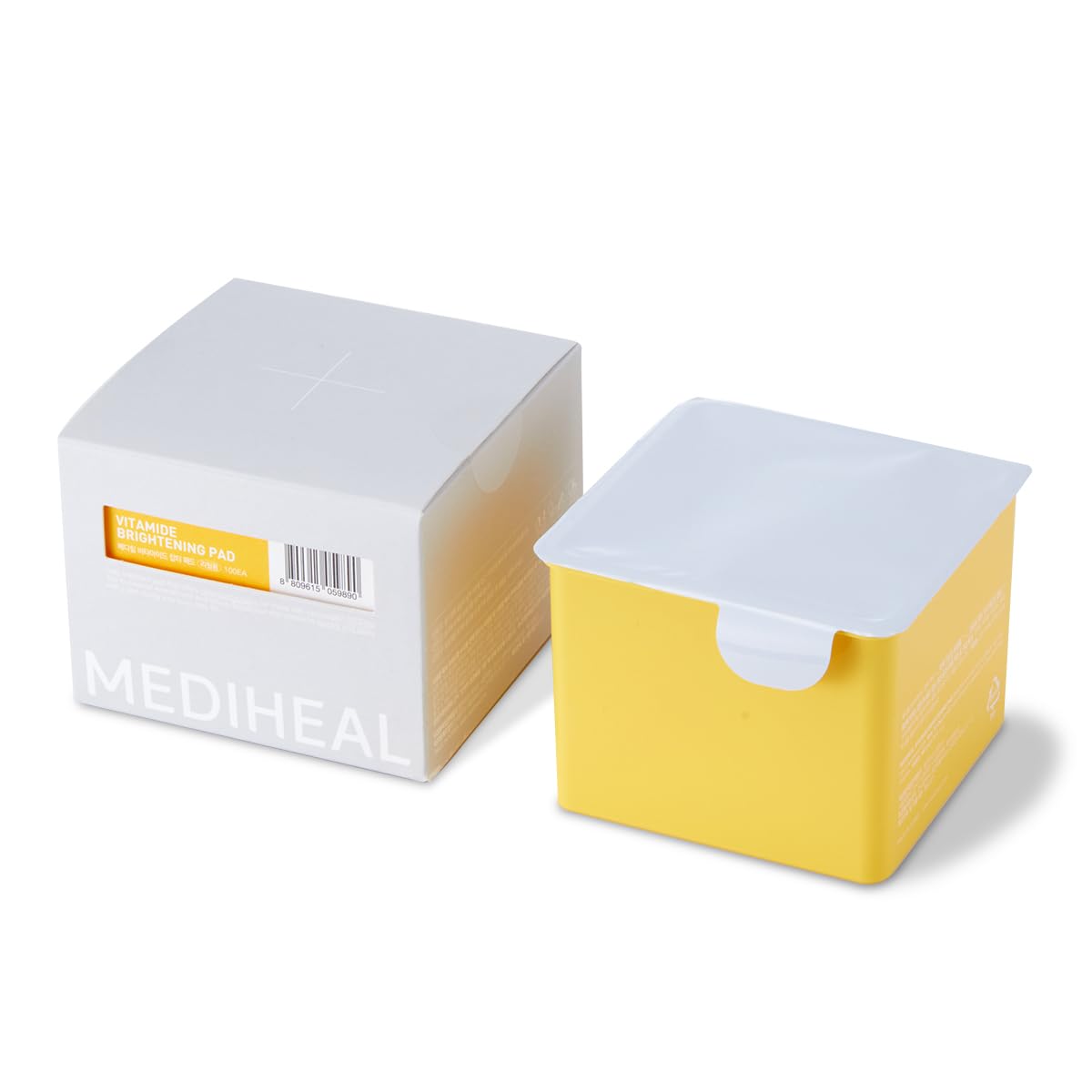 (Only Refill) MEDIHEAL Vitamide Brightening Toner Pads (100 Count)