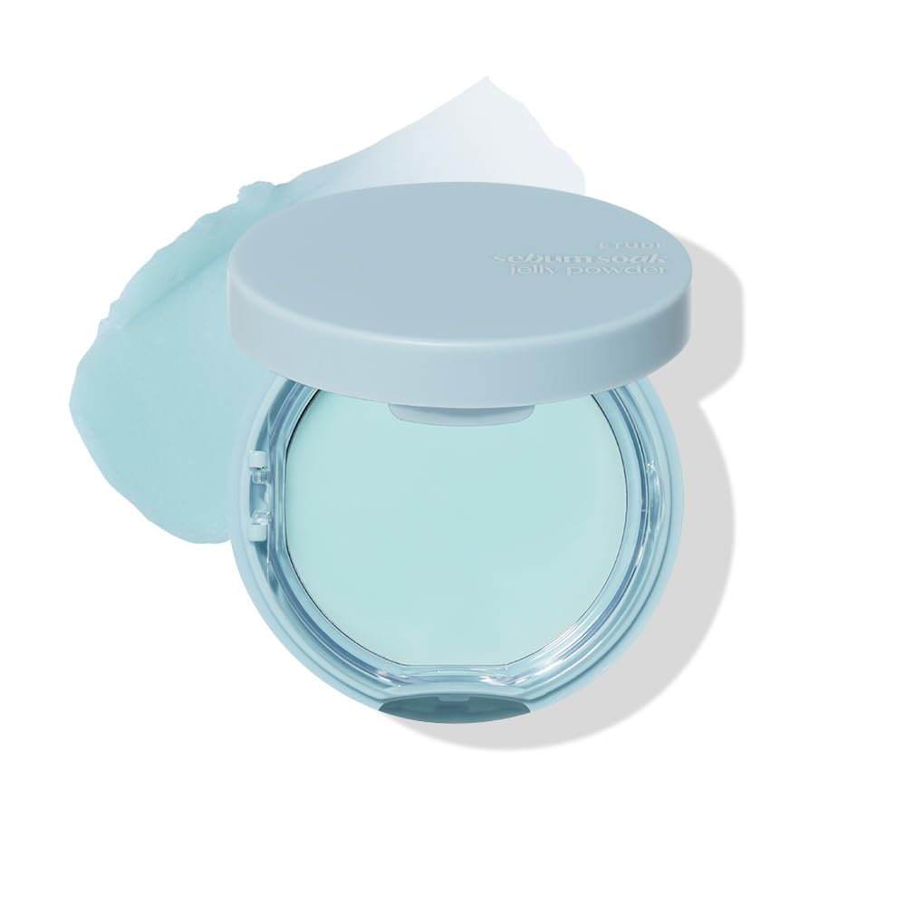 ETUDE Sebum Soak Jelly Pressed Powder makeup setting powder oil control, matte finish for oily and