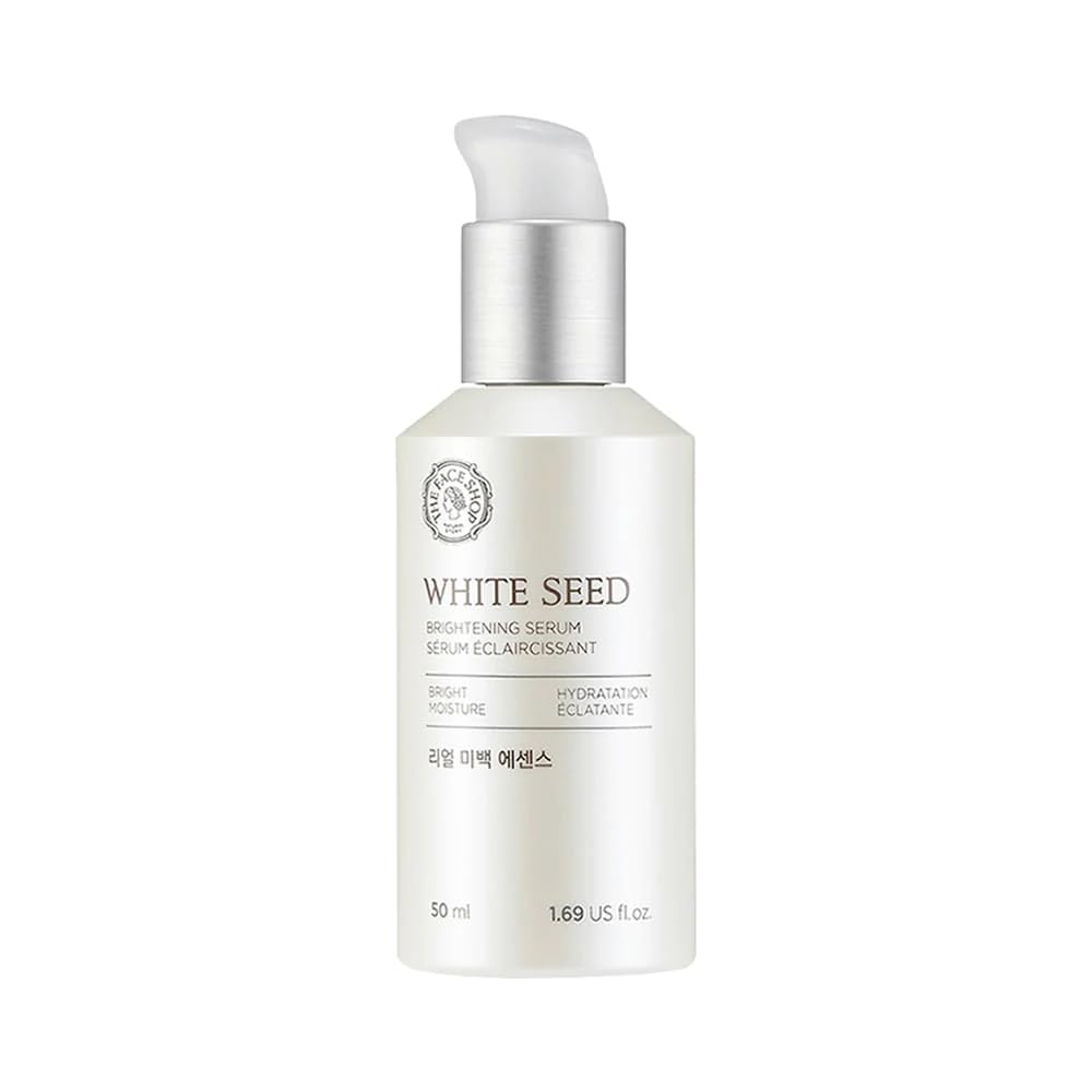 The Face Shop Whiteseed Brightening Serum | Deep Skin Brightening, Boost Moisturization & Pore
