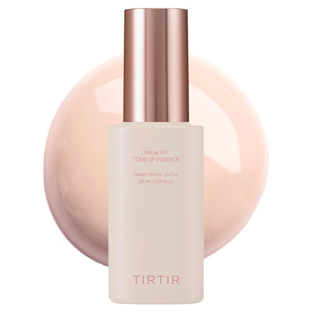 TIRTIR Mask Fit Tone Up Essence | Tinted Moisturizer, All-in-one base, Glass skin look, Deep