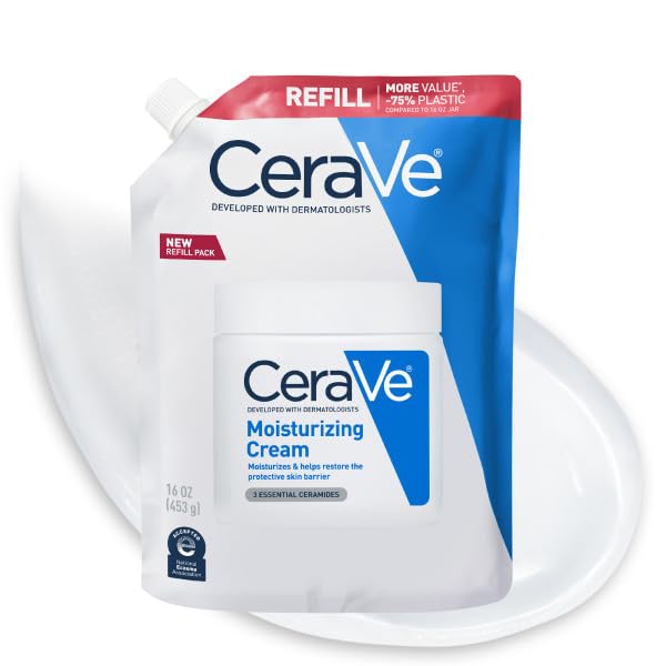 CeraVe Moisturizing Cream Body Lotion for Dry Skin, 16oz refill
