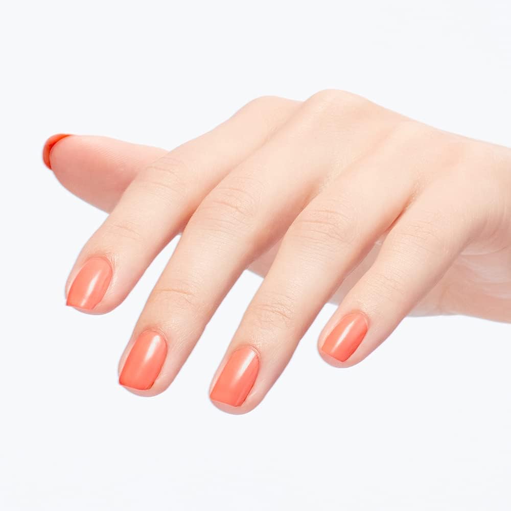OPI Nail Lacquer Flex on the Beach​ | Opaque Bright Orange Nail Polish