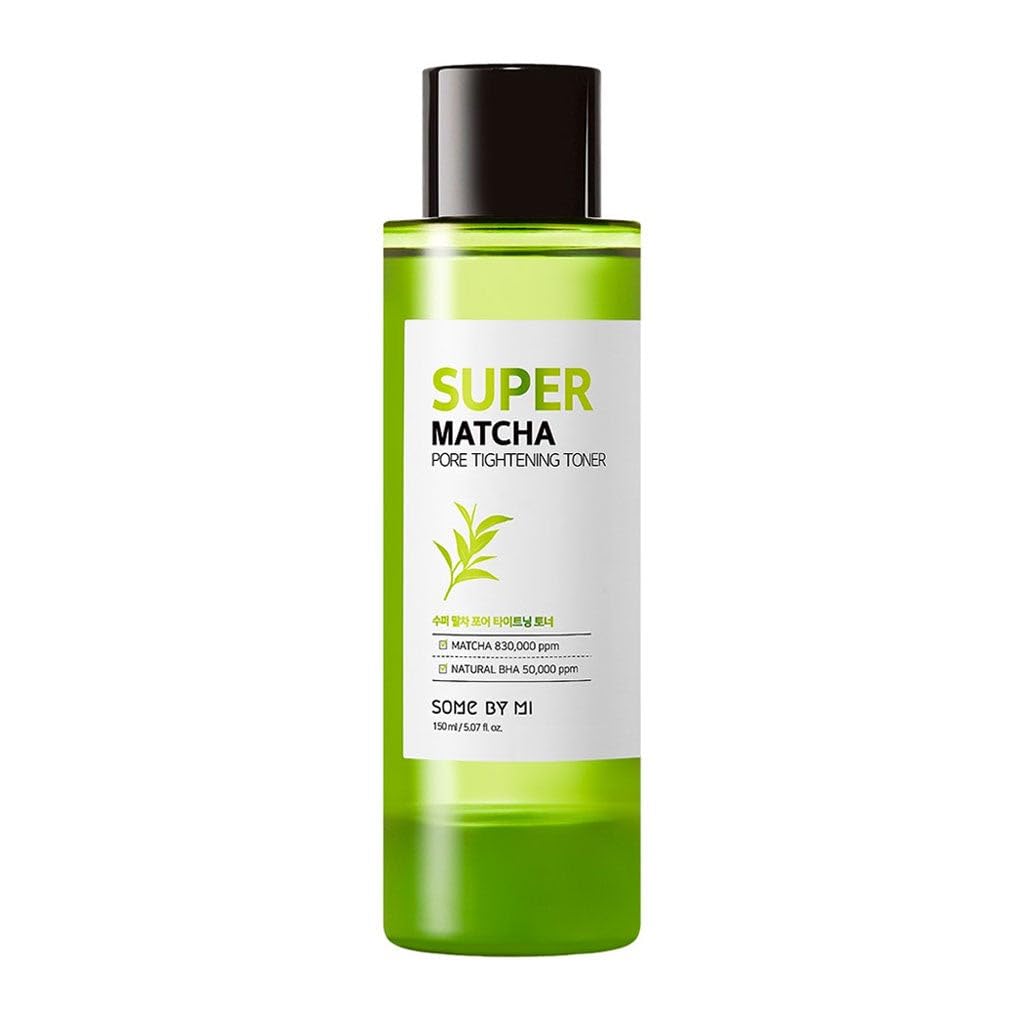 SOME BY MI Super Matcha Pore Tightening Toner - 5.07Oz, 150ml - Made from Matcha Extracts for