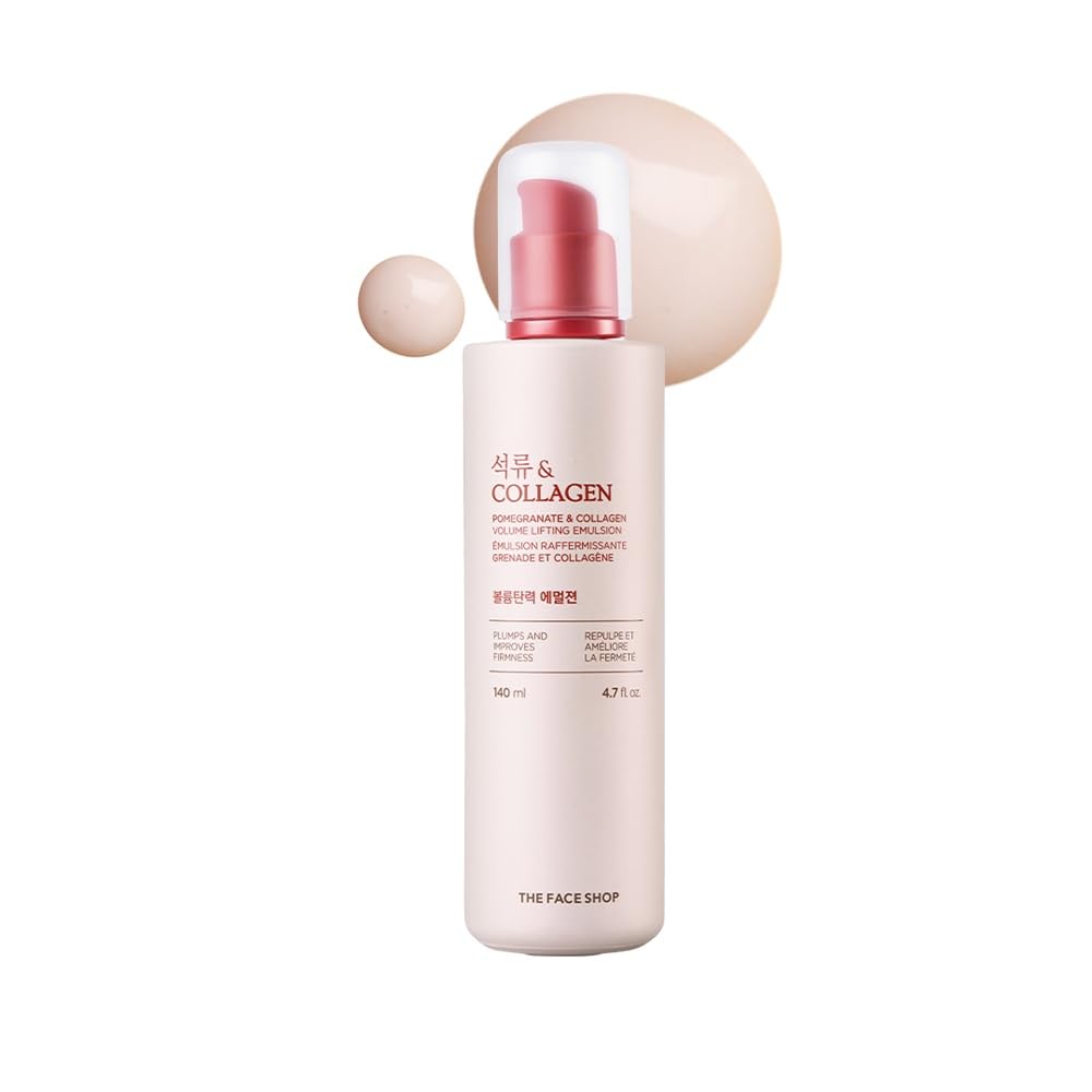The Face Shop Pomegranate & Collagen Volume Lifting Emulsion | Deep Revitalizing Emulsion for