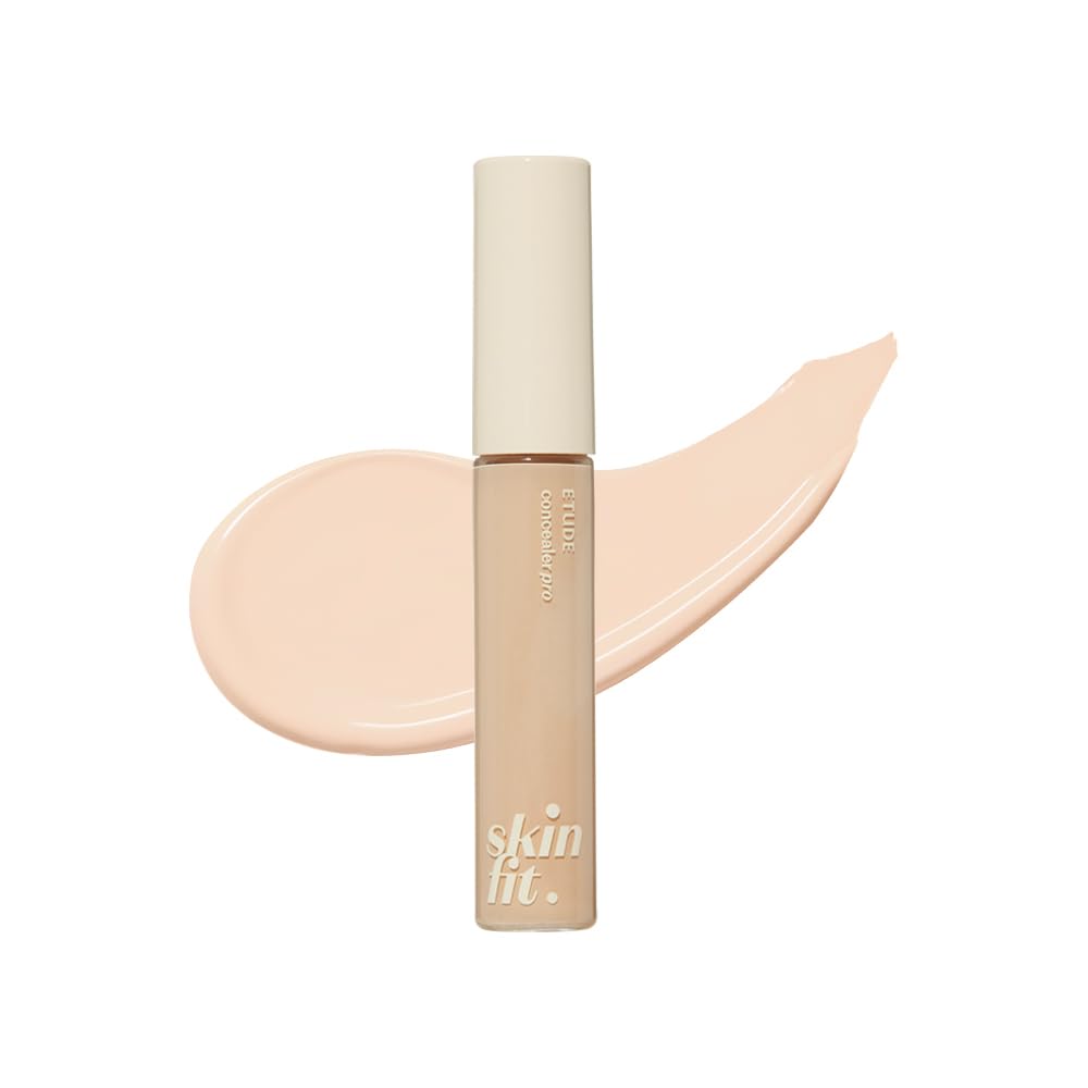 ETUDE Big Cover Skin Fit Concealer PRO - Light Vanilla | Long-Lasting Closely Adhesive Cover Like