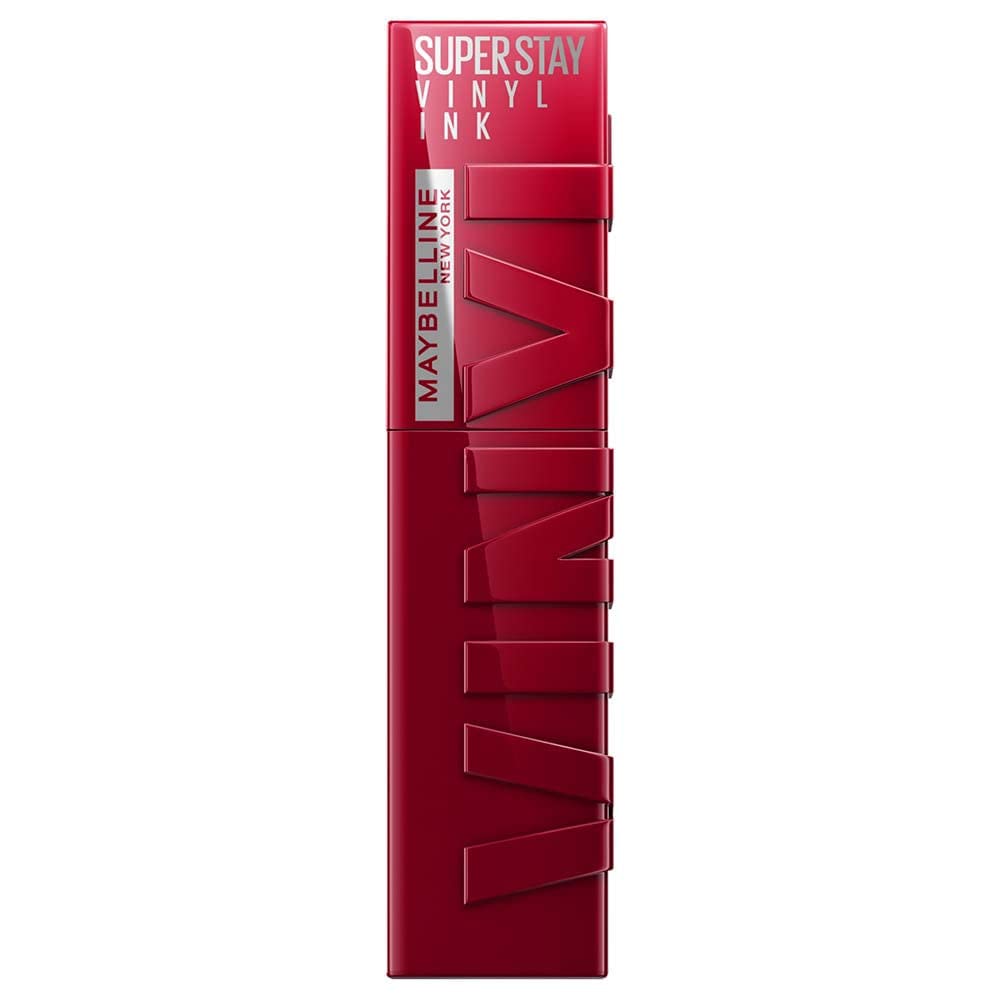 Maybelline Super Stay Vinyl Ink Longwear No-Budge Liquid Lipcolor Makeup, Highly Pigmented Color