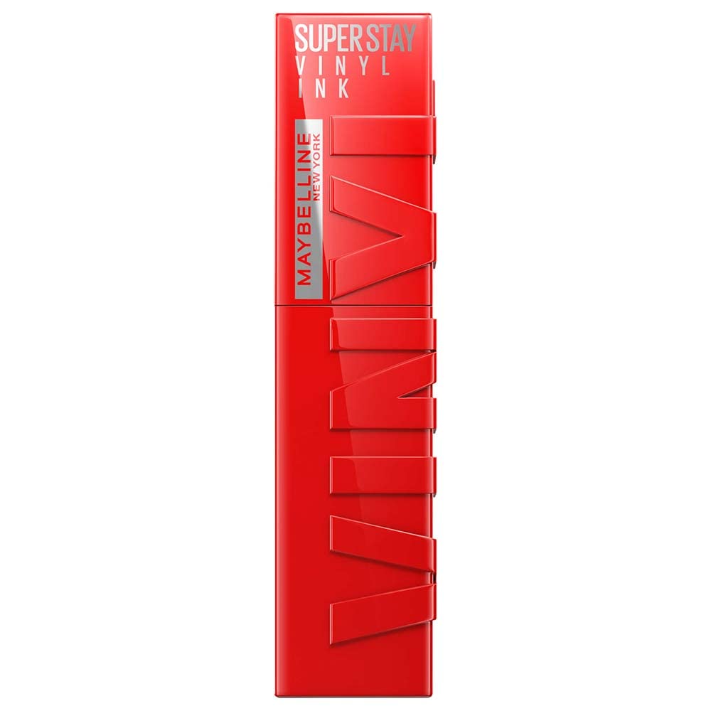 Maybelline Super Stay Vinyl Ink Longwear No-Budge Liquid Lipcolor Makeup, Highly Pigmented Color
