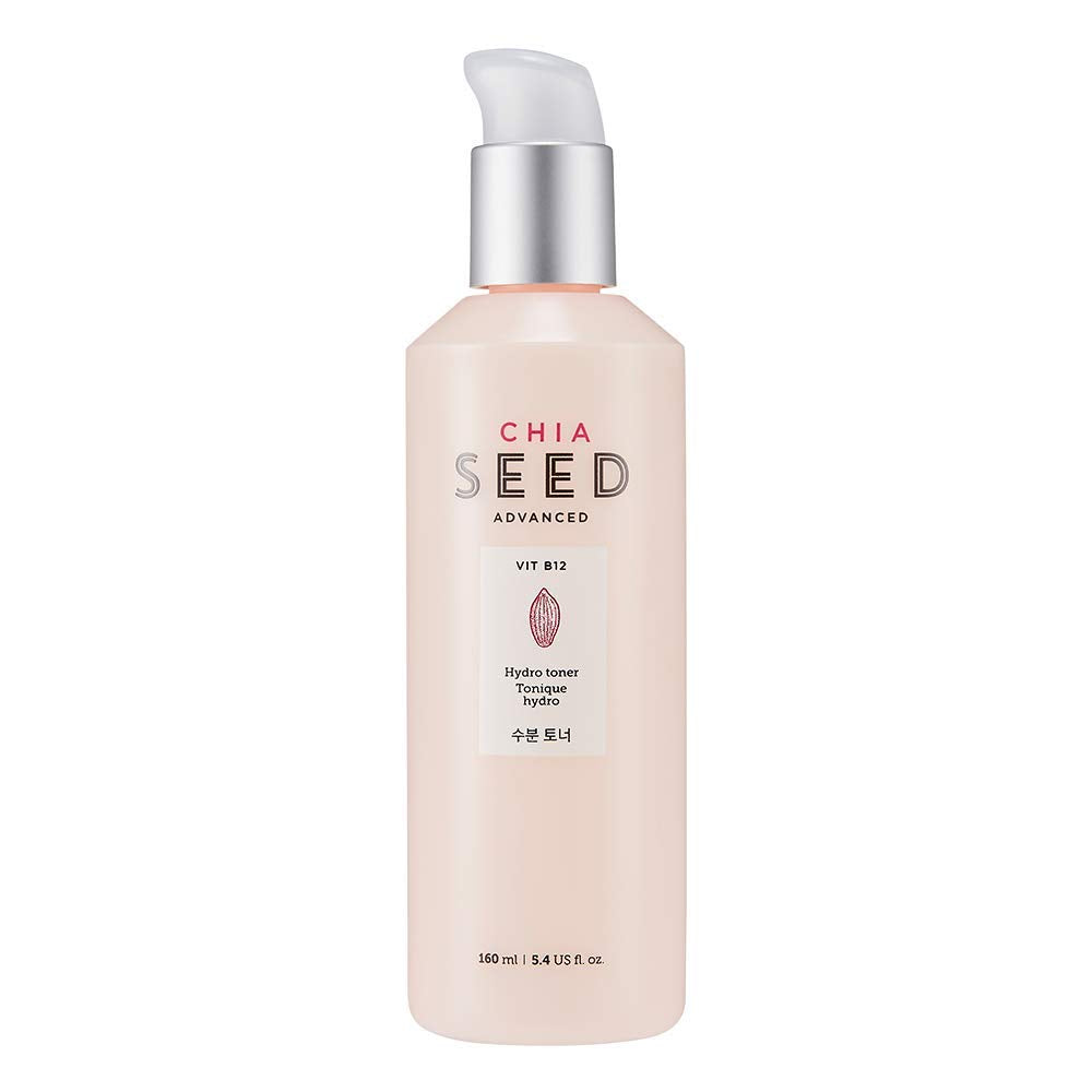 The Face Shop Chia Seed Hydro toner | Soft Hydrating Lotion for Dry Skin Moisture & Comfort |