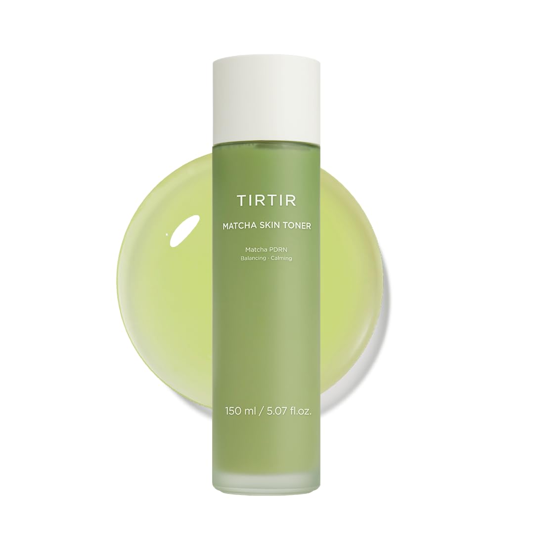 TIRTIR Matcha PDRN Skin Toner 5.07 Fl Oz | Hydrating Korean Daily Anti-Redness Skin Care Soothing